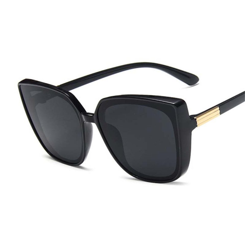 RefinedFlare Sonnenbrille Stilvolle Retro-Sonnenbrille mit quadratischem Cat-Eye-Rahmen (1-St) Wirksamer Schutz vor UV-Strahlen