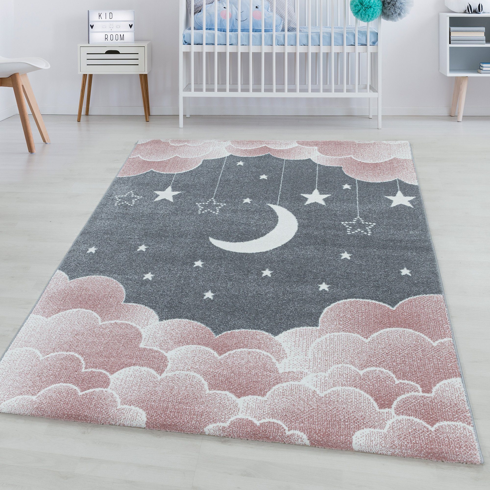 SIMPEX24 Teppich Mond und Sterne Design, günstig online kaufen
