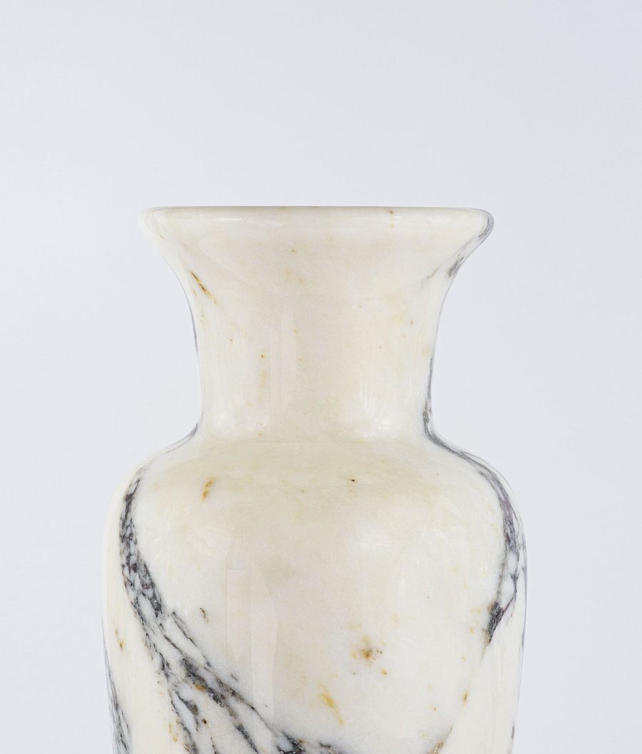 D'arte Stone Dekovase Vase aus VLORA Marmor hochwertigem