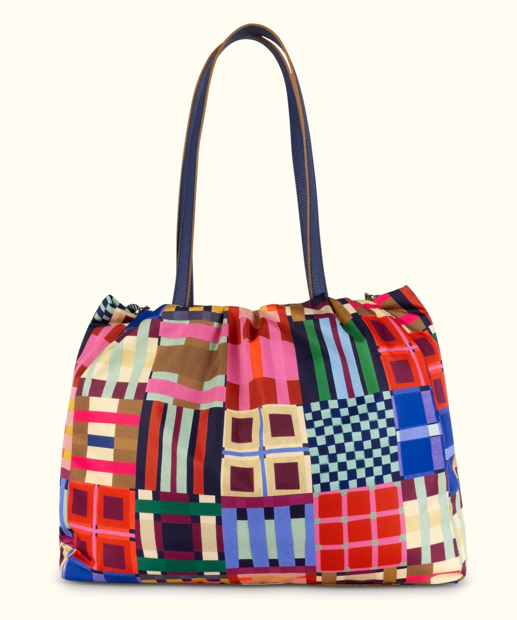 Oilily Shopper Skar Wedgewood Tartan Tape