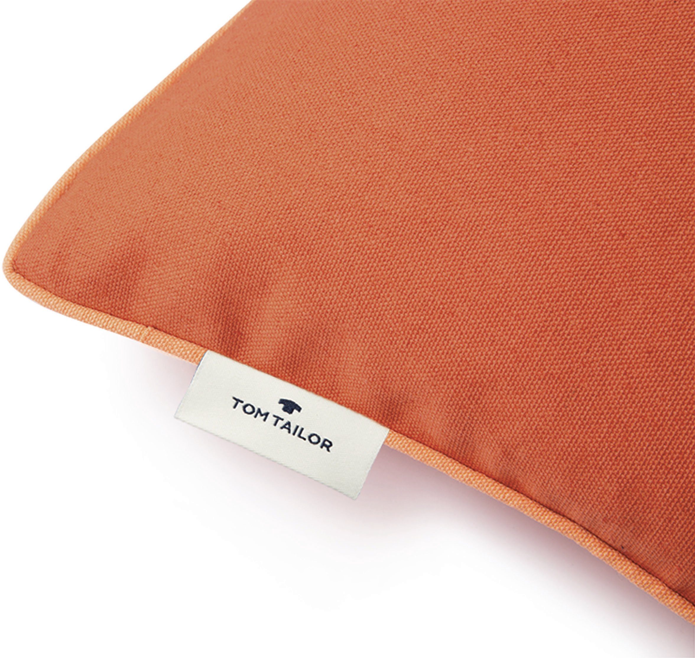 TOM TAILOR HOME Dekokissen Dove Signature, mit Paspel, Kissenhülle ohne Füllung, 1 Stück – Bild 4 von 5