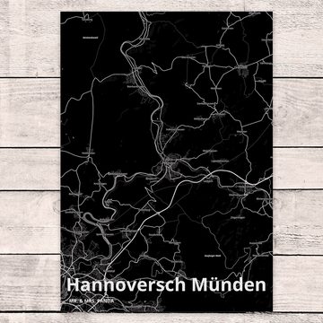 Mr. & Mrs. Panda Postkarte Hannoversch Münden - Geschenk, Dorf, Städte, Grußkarte, Stadt, Ansich