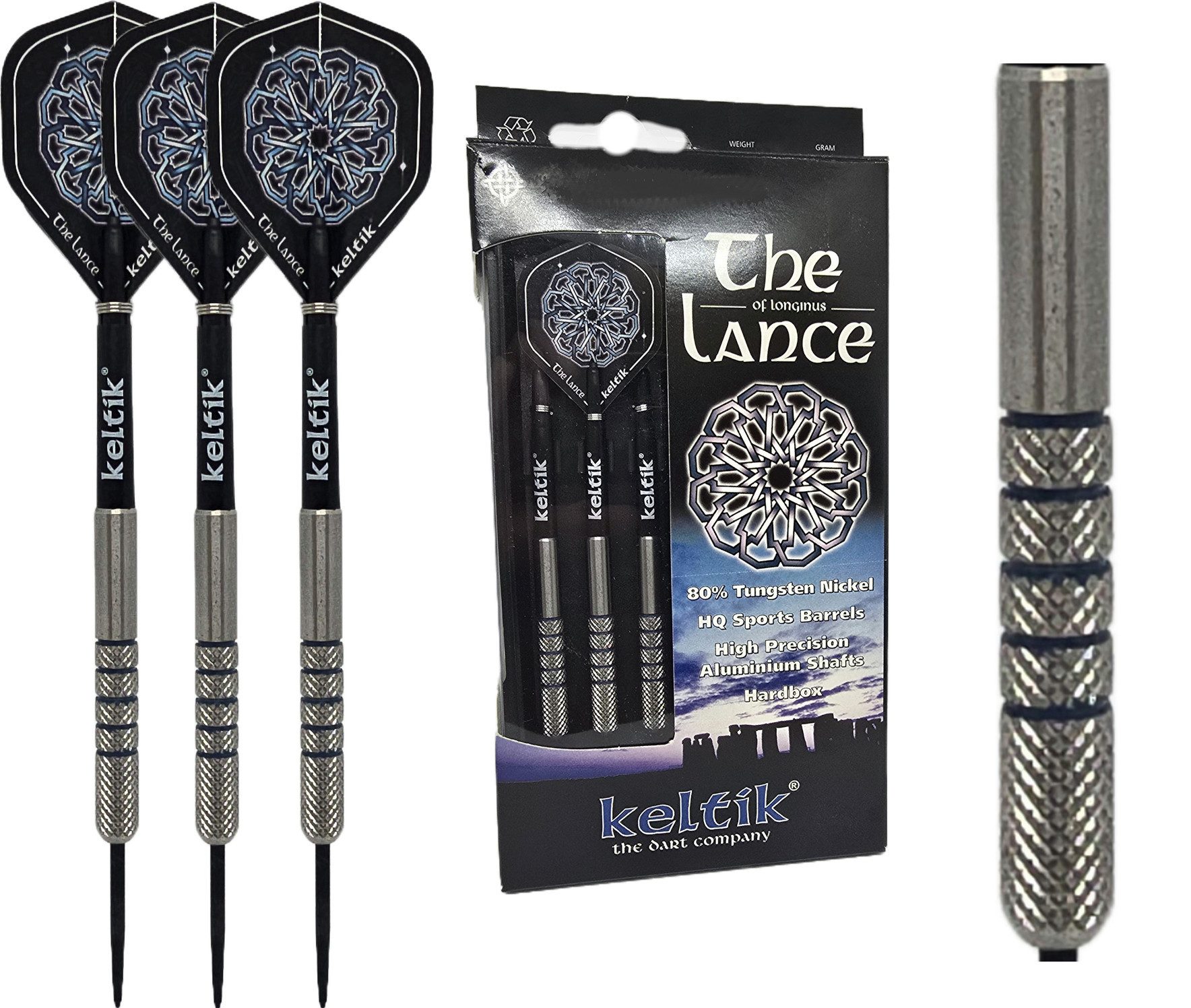 Dartpfeil Steeldart Steel Dart Pfeile Keltik The Lance 22 g - 80% Tungsten