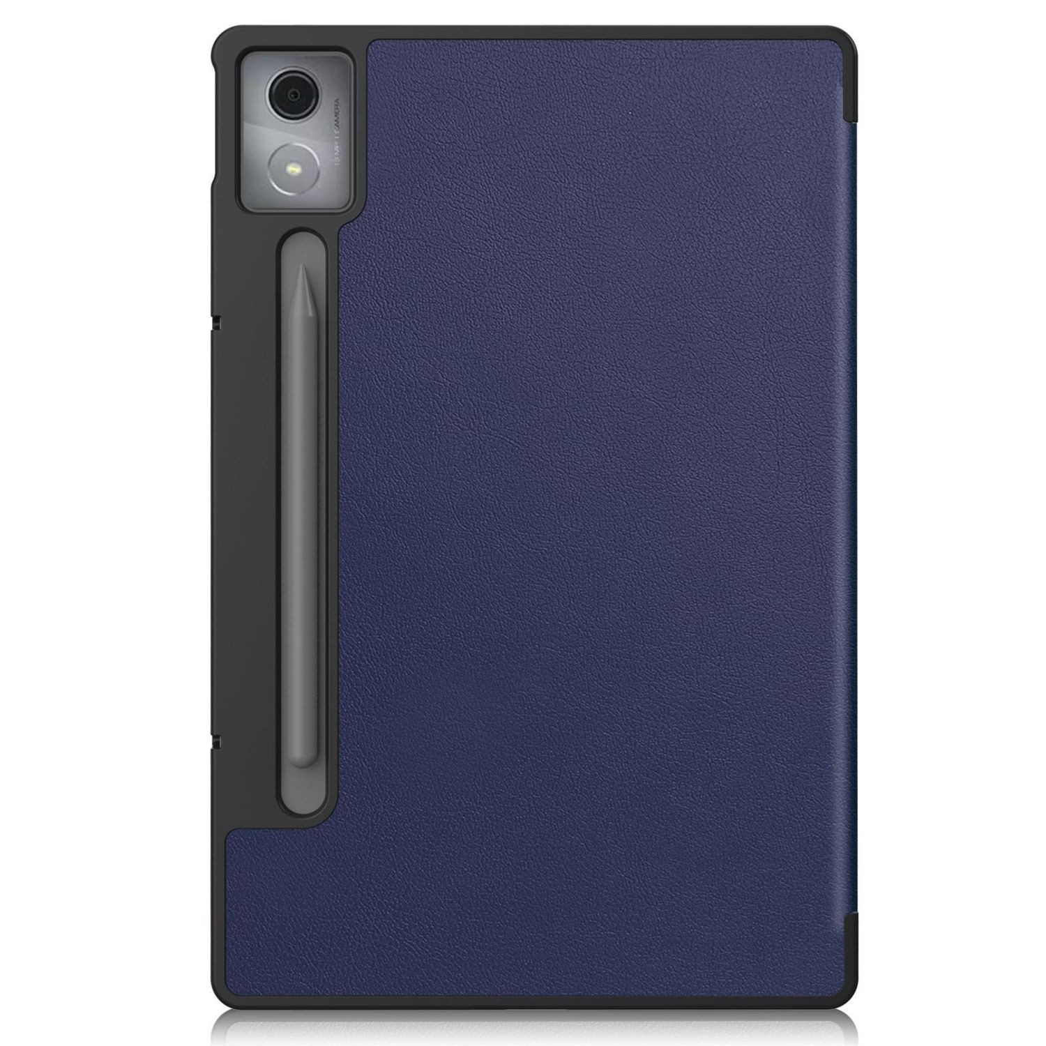 Wigento Tablet-Hülle Für Lenovo Idea Tab Pro 3folt Wake UP Smart Tasche Hülle Dunkelblau, 3-Fach Halterung, Kratzfest, Leicht