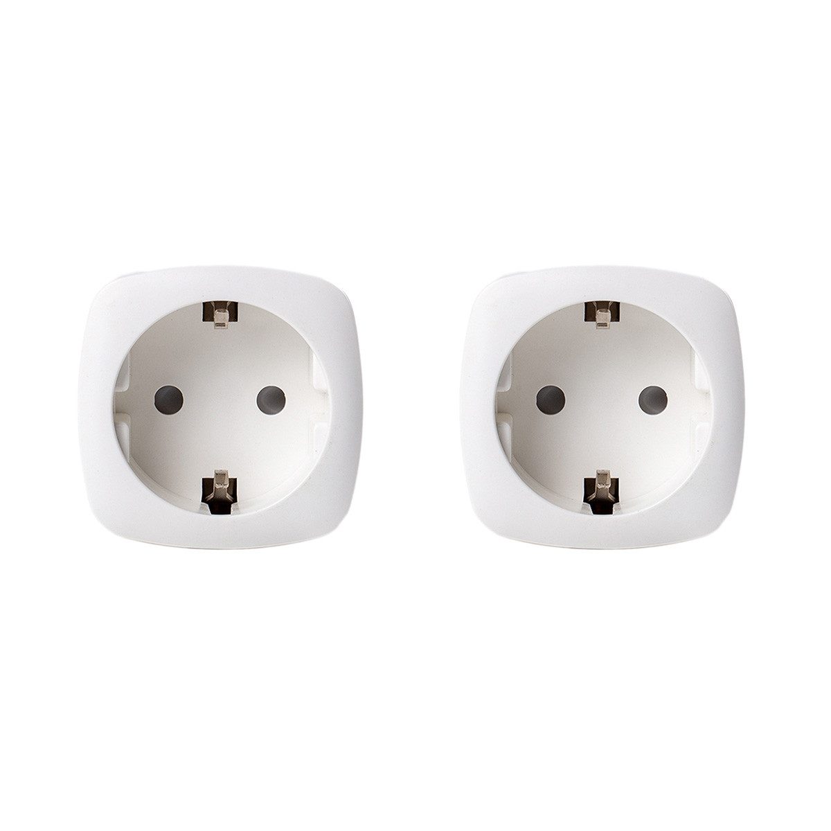 Hyrican Steckdose Hyrican 2er Pack Smart WIFI Steckdose, 16A, Alexa/ Google kompatibel, 1-St., 2er Pack