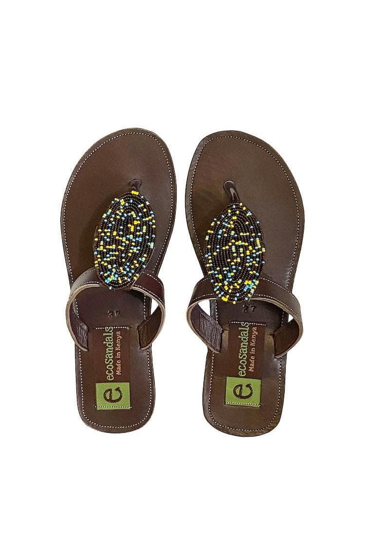 Ecosandals Safi - Braun Zehentrenner