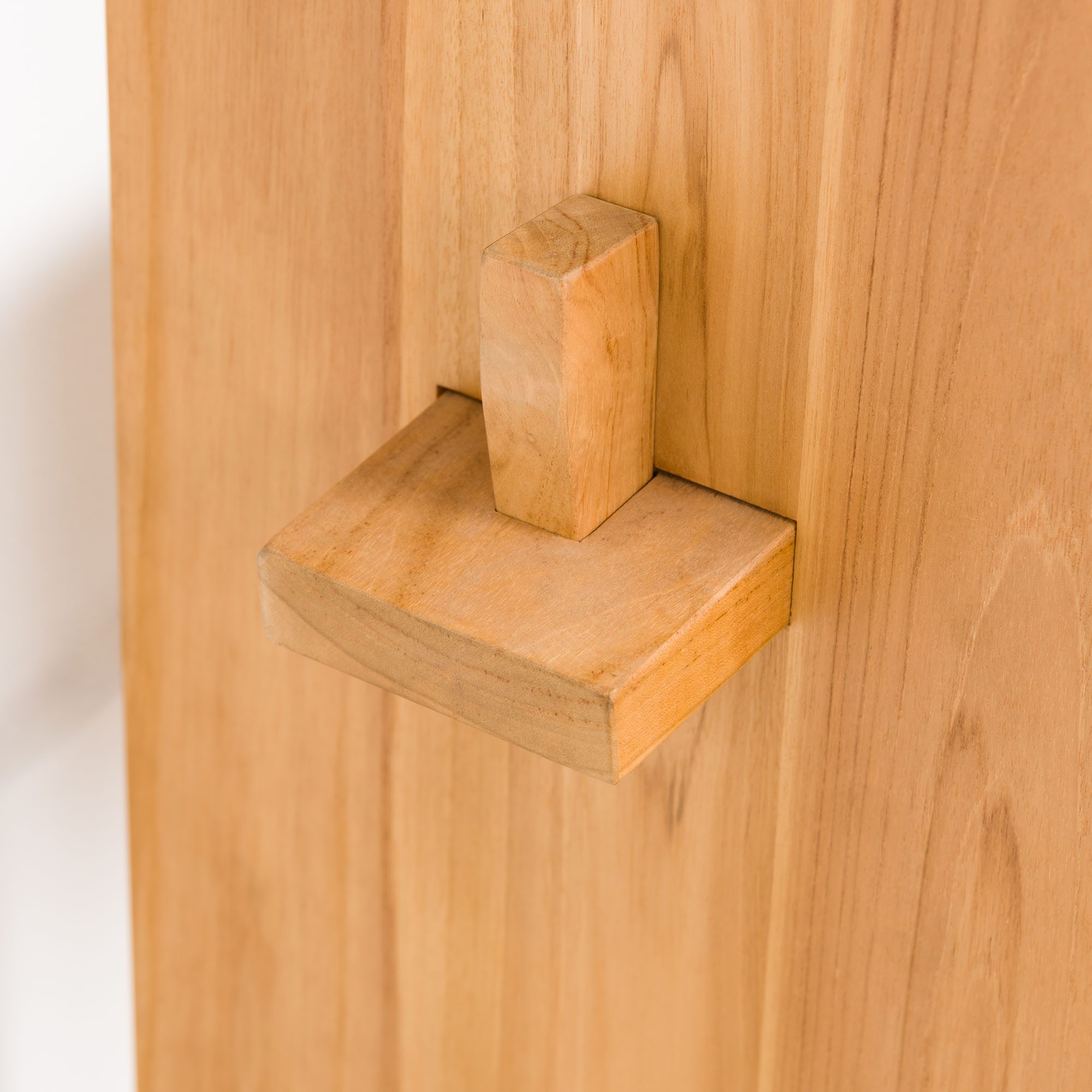 wohnfreuden Waschbeckenunterschrank Teakholz Waschtisch ZEN 60 cm extra hoch