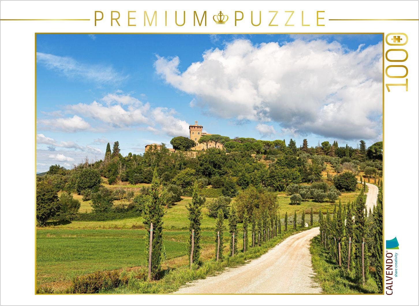 Puzzle CALVENDO Puzzle Zypressenallee 1000 Teile Lege-Größe 64 x 48 cm Foto-Puzzle Bild von Michele Junio