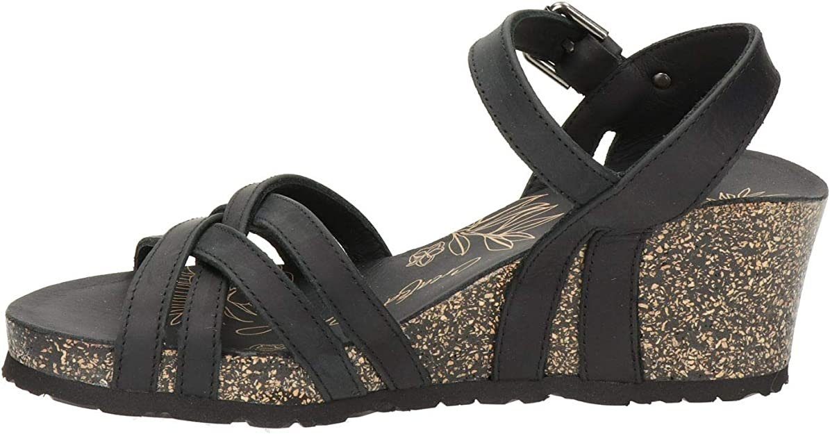 Panama Jack Keilsandalette schwarz