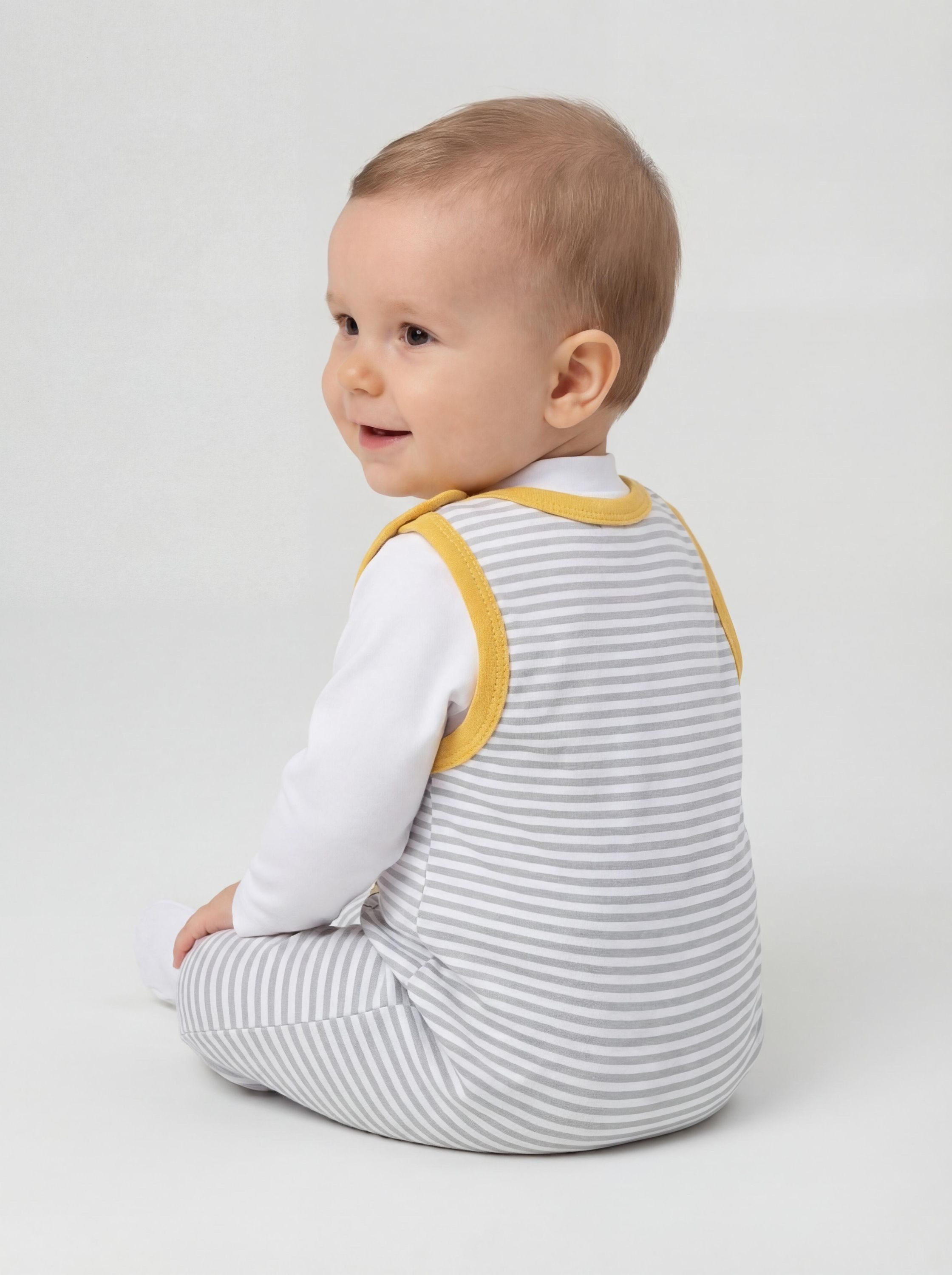 TupTam Strampler TupTam Baby Mädchen Jungen Strampler mit Langarmshirt Aufdruck Spruch