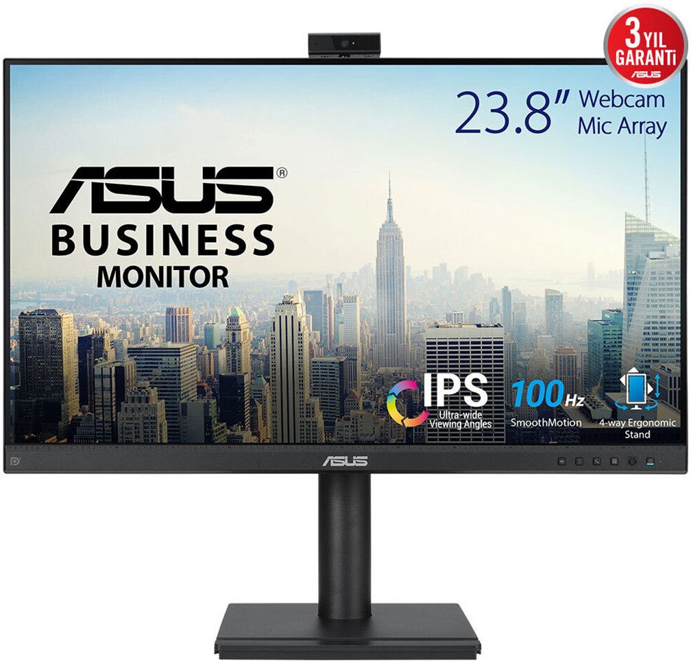 Asus BE249QFK LED-Monitor (61 cm/24 ", 1920 x 1080 px, Full HD, 5 ms Reaktionszeit, 100 Hz, IPS)