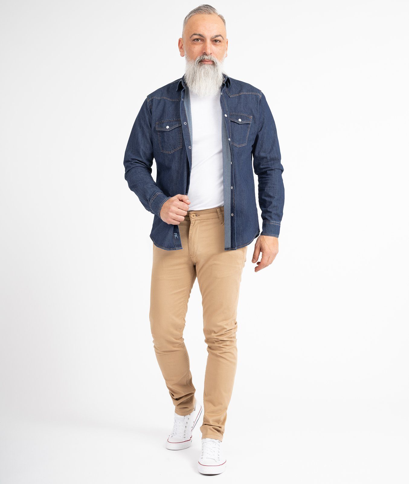 Indumentum Chinohose Herren Slim Fit Hose IS-305