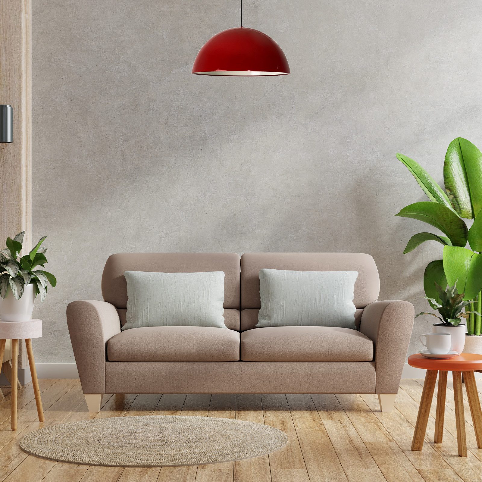 Bamyum Pendelleuchte Bamyum Hängelampe I Lipeo I Ø40 cm E27 Metall Deko Modern Lampe, ohne Leuchtmittel