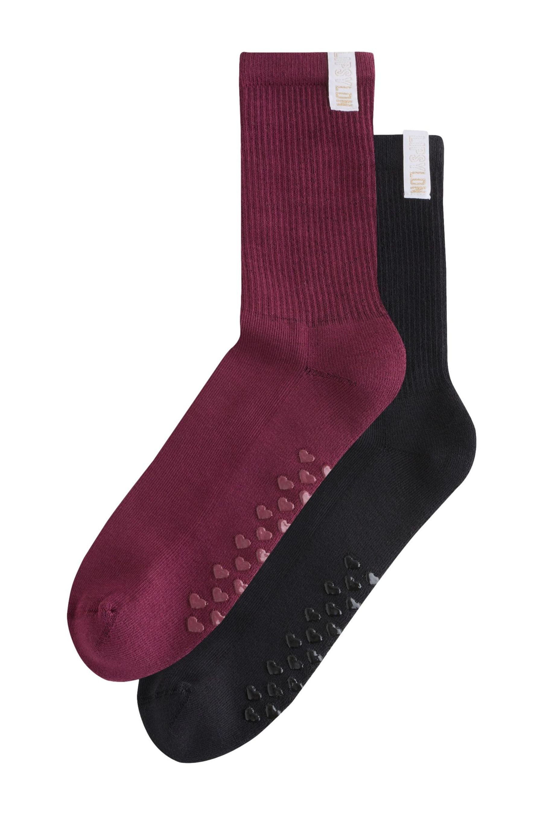 Basicsocken Lipsy Pilates/Yoga-Socken mit rutschfester Sohle