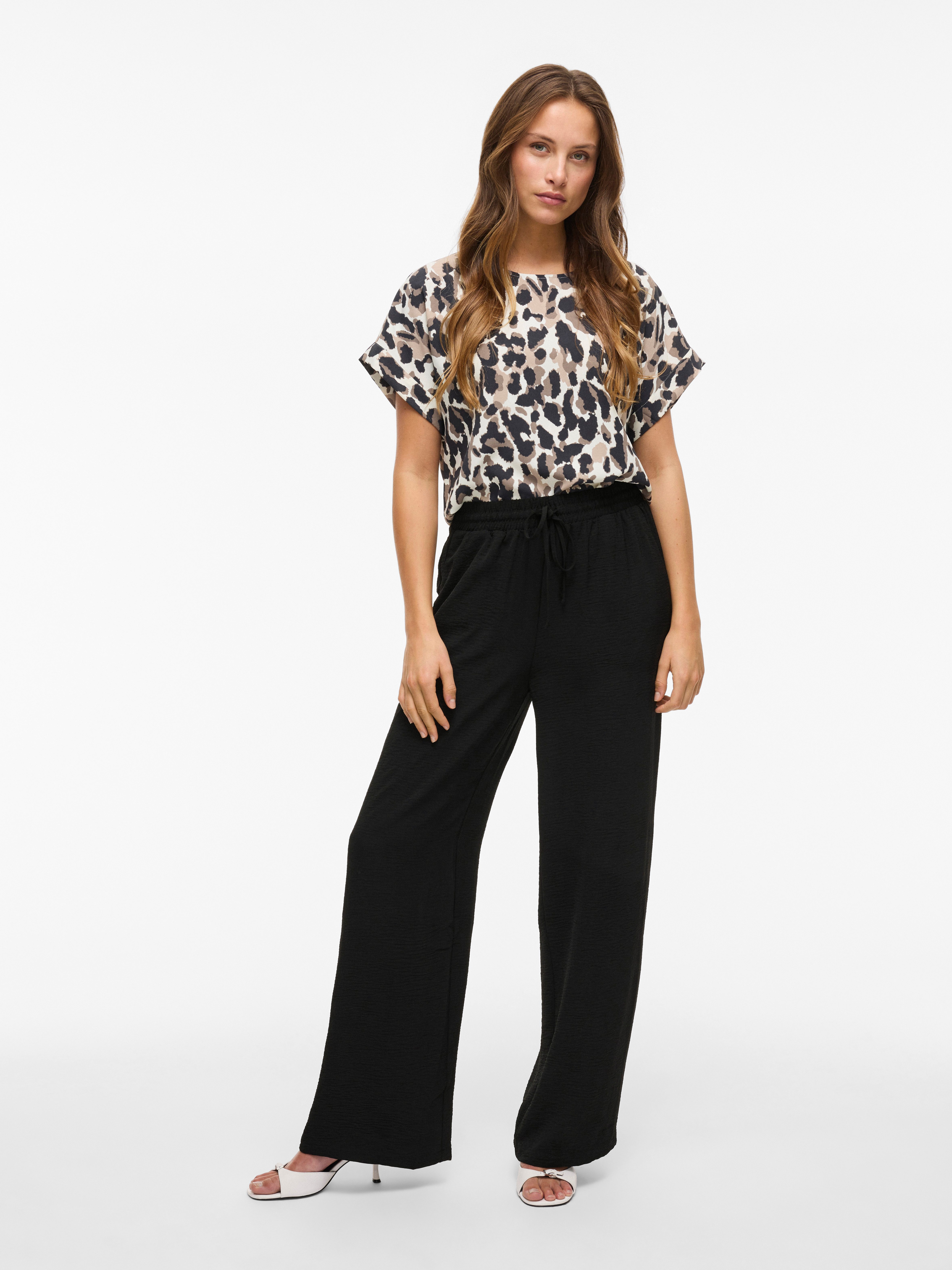 Vila Schlupfhose VIJOSA HW WIDE PANTS - NOOS Sommerhose