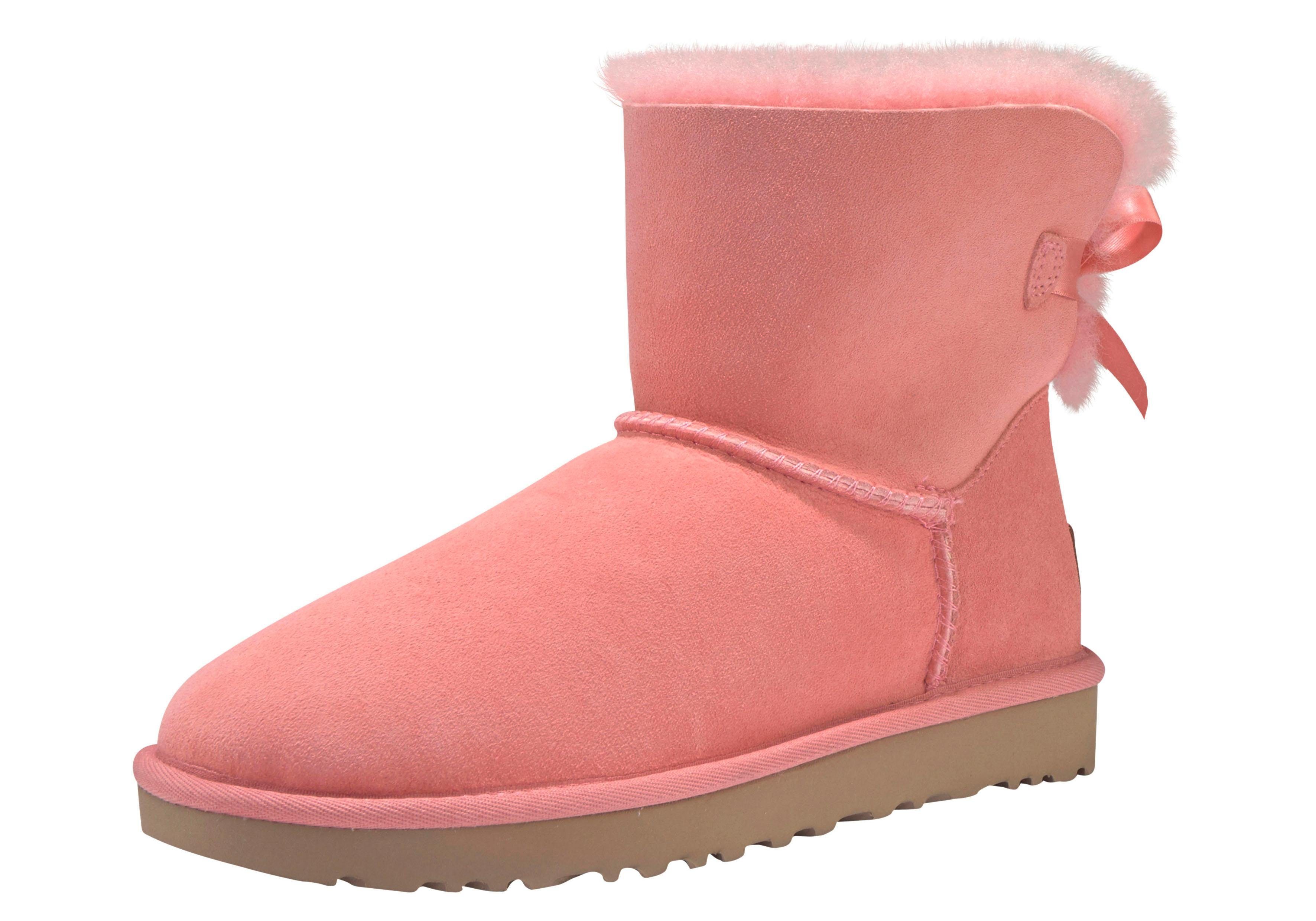 uggs with satin bow