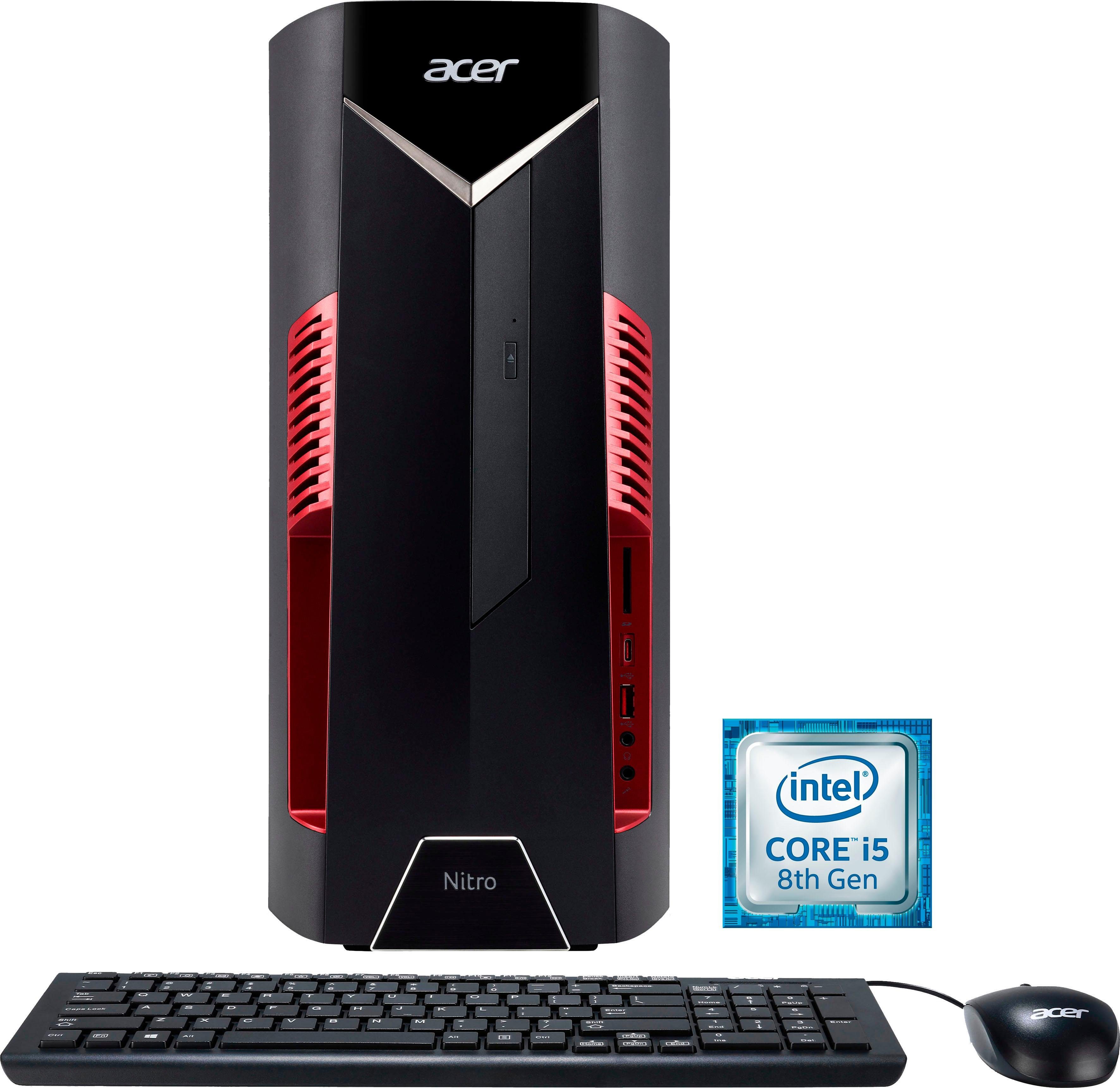 Acer Nitro 50600 GamingPC (Intel Core i5, GTX 1050 Ti, 8
