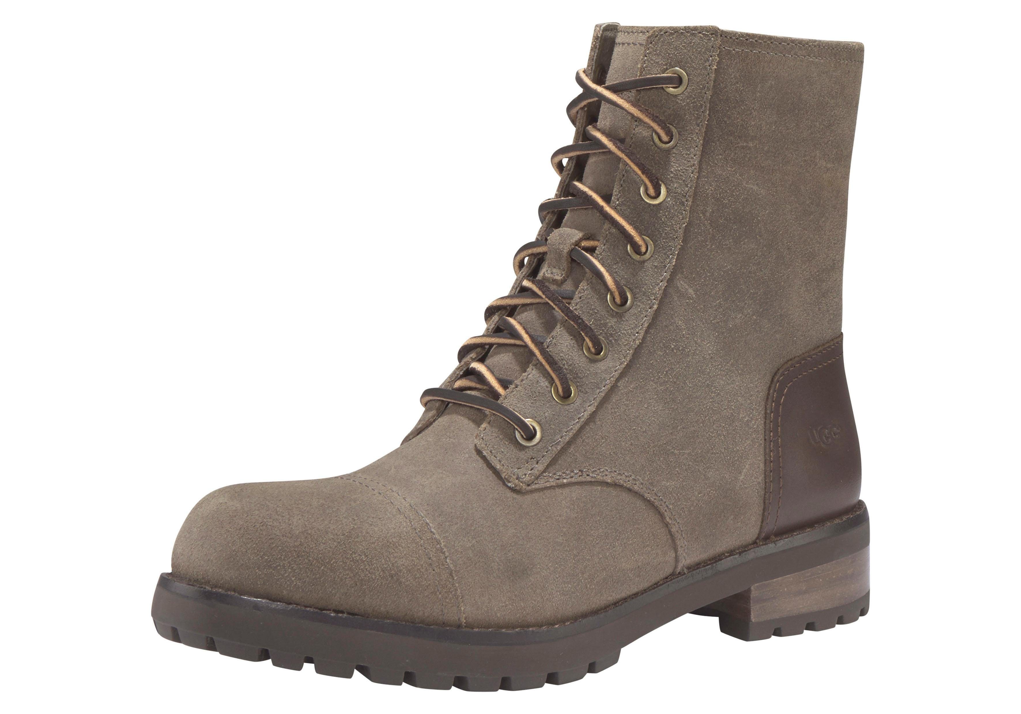 UGG »Kilmer 2« Schnürboots im tollen Leder Mix | OTTO Schwarz Stiefeletten Stiefel Damen Tamaris Ledermix Reptil