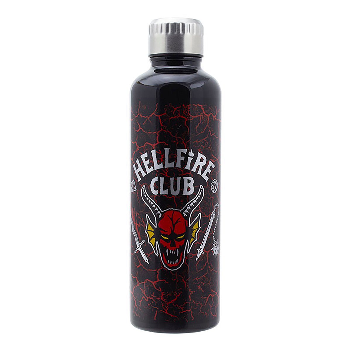 Paladone Backform Stranger Things Metall Trink flasche Hellfire Club | Kuchenformen