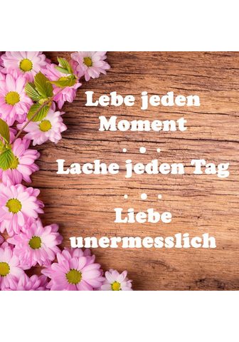  Картина »Spruch: Lebe Lache Lieb...