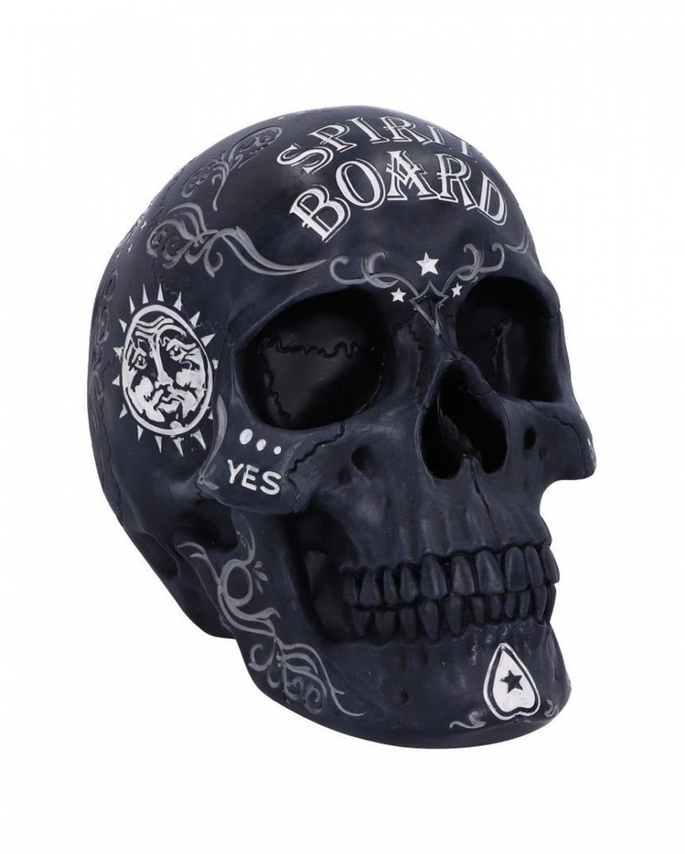 Horror-Shop Dekofigur Spirit Board Totenkopf Skull Deko als Gothic Wohna | Dekofiguren