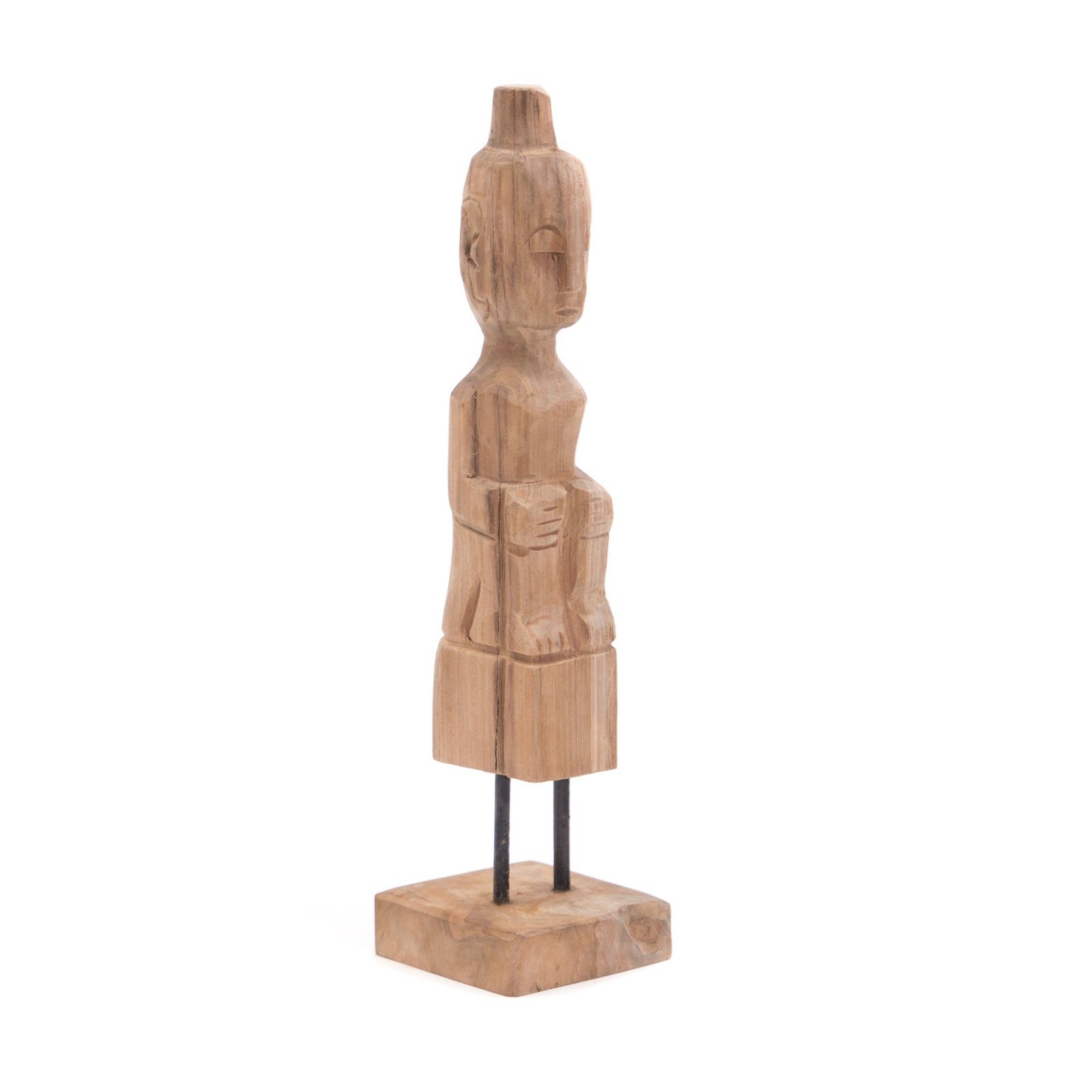 CREEDWOOD Skulptur Holz massiv FIGUR MIT HUT "PRIMITIVO II", Holz massivholz, Holz Figu. € 33,90