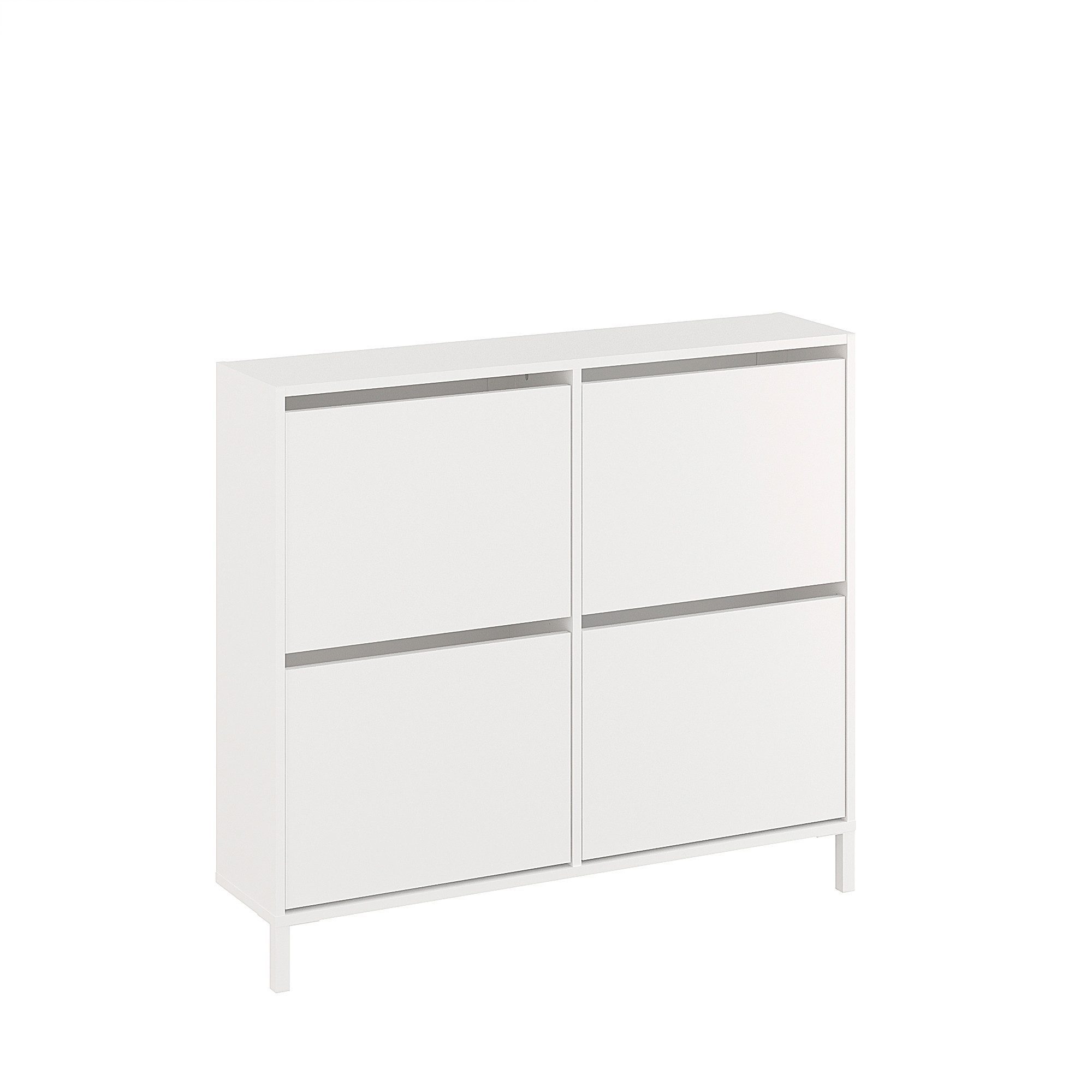 KOMTO Schuhschrank Trek 4 - Schuhregal Geschlossen mit 4 Klappen günstig online kaufen