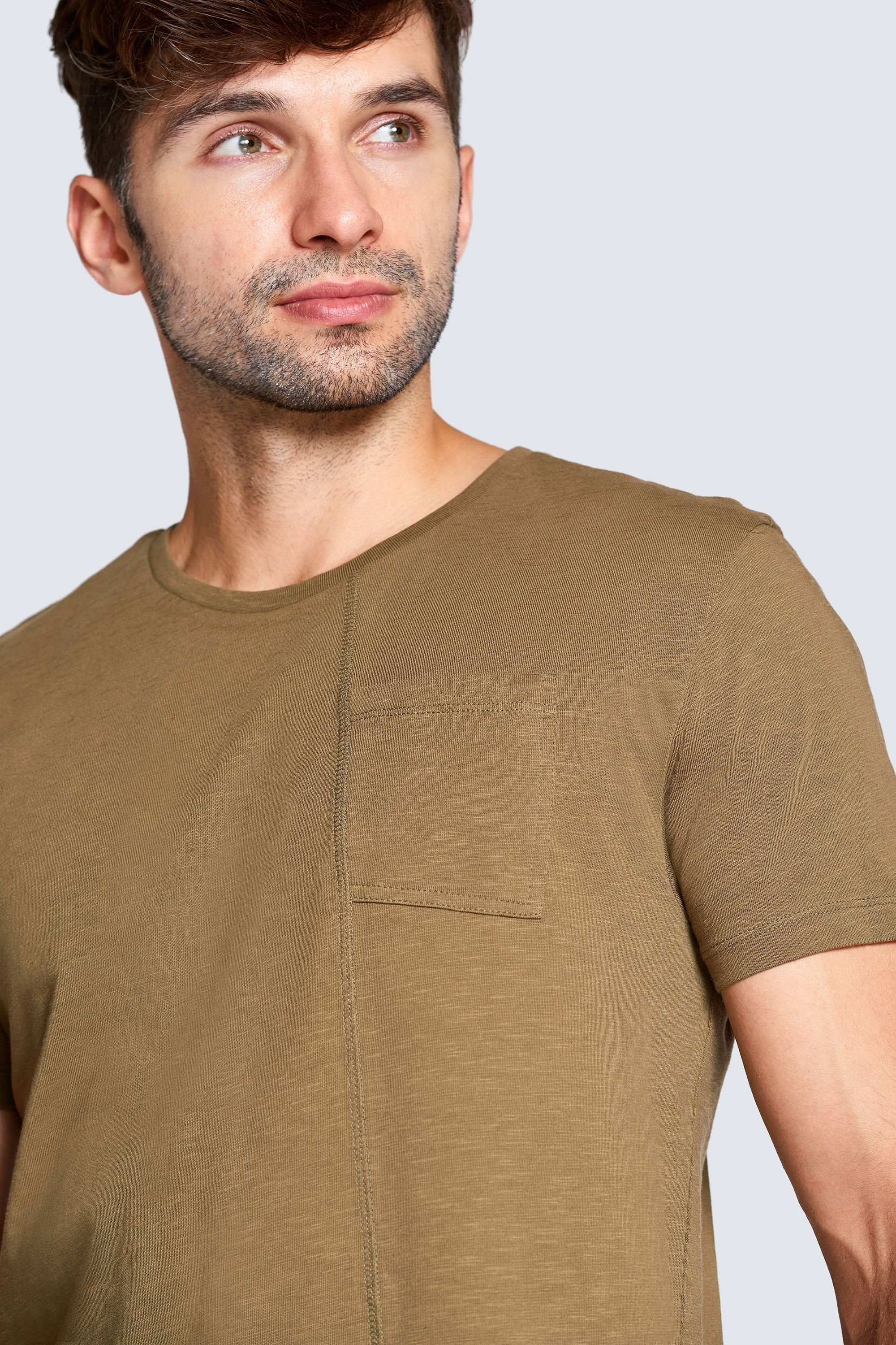 TILL T-Shirt (0-tlg) Zhrill Olive Longshirt