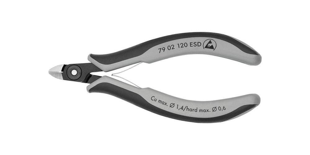 Knipex Seitenschneider Präzisions-Elektronik-Seitenschneider Länge 120 mm Form 0 Facette ja, sehr klein poliert