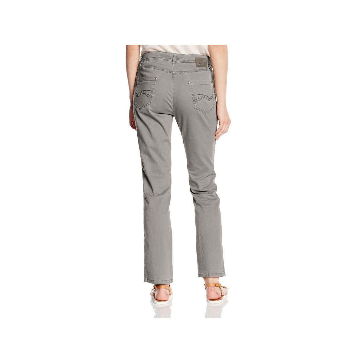 Brax 5-Pocket-Jeans silber (1-tlg)