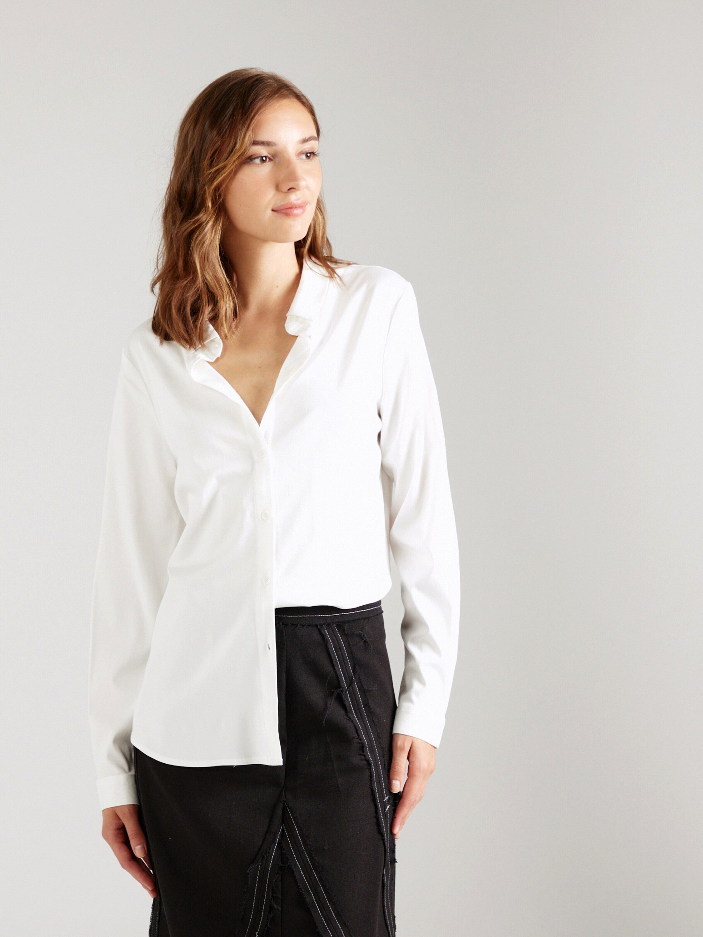 fransa Langarmbluse Justina (1-tlg) Plain/ohne Details
