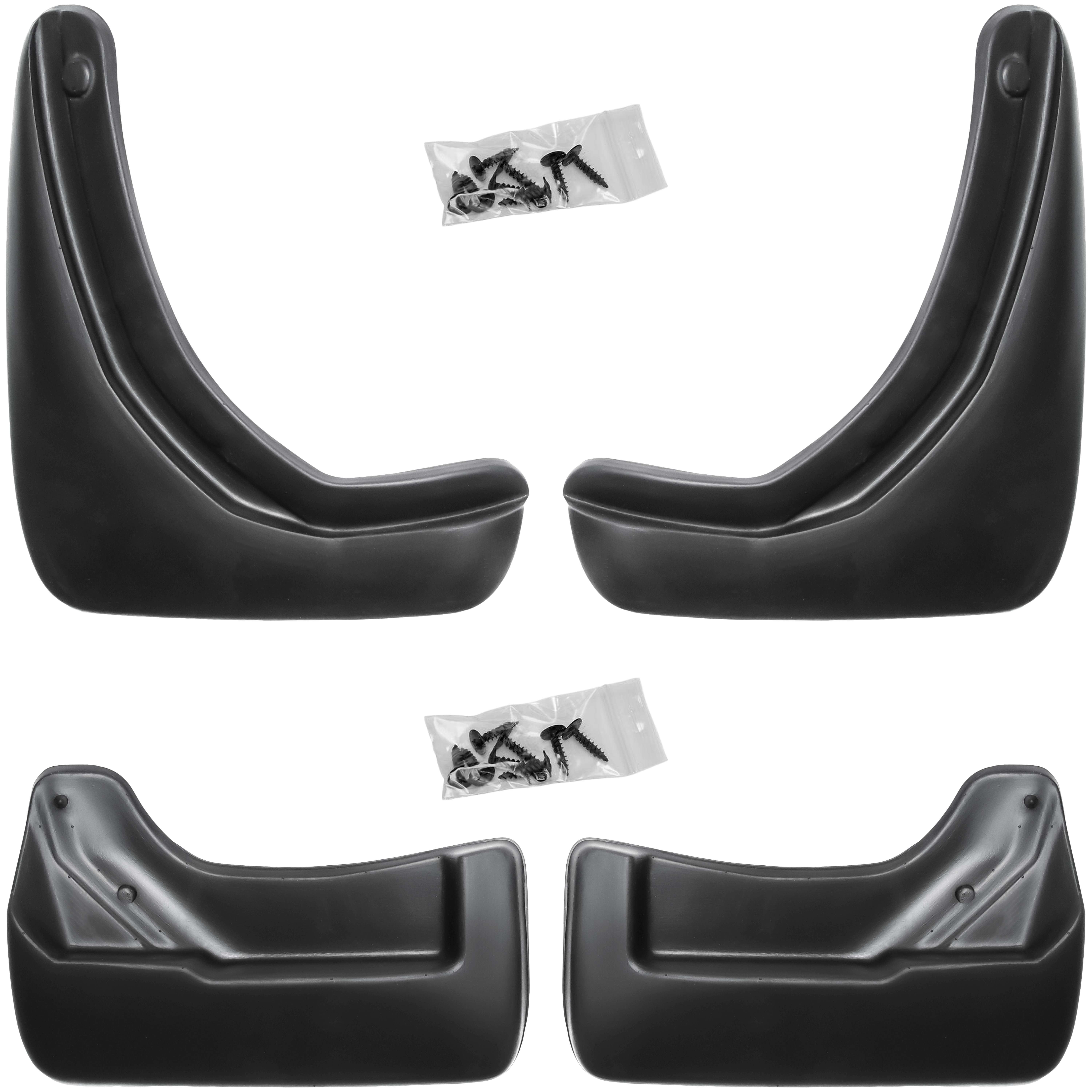 Kfz-Schmutzfänger Set vorne + hinten für Mercedes GLK, X204, BJ 2008-2015, passgenau