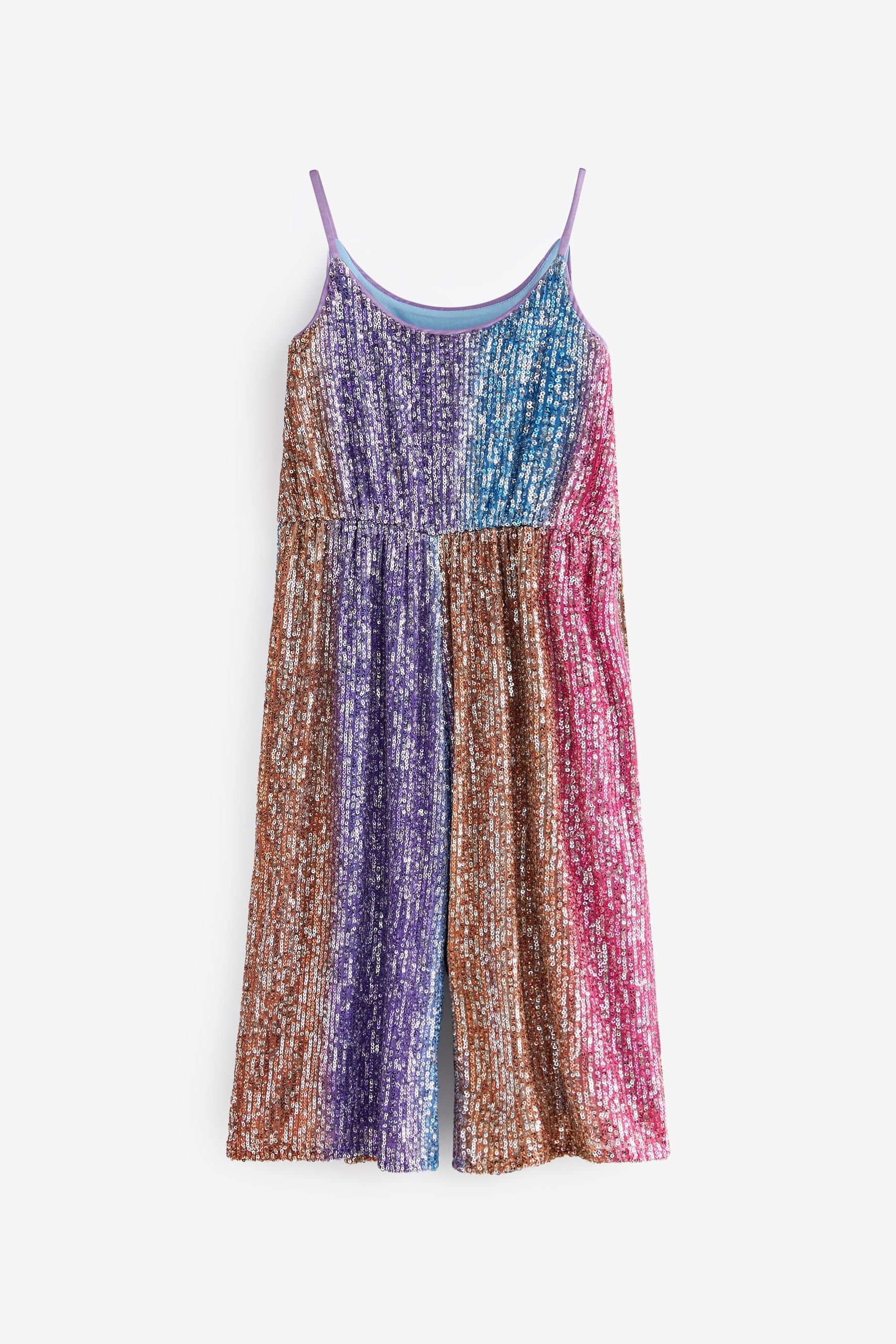 Next Jumpsuit Pailletten-Jumpsuit (1-tlg) Bright Rainbow