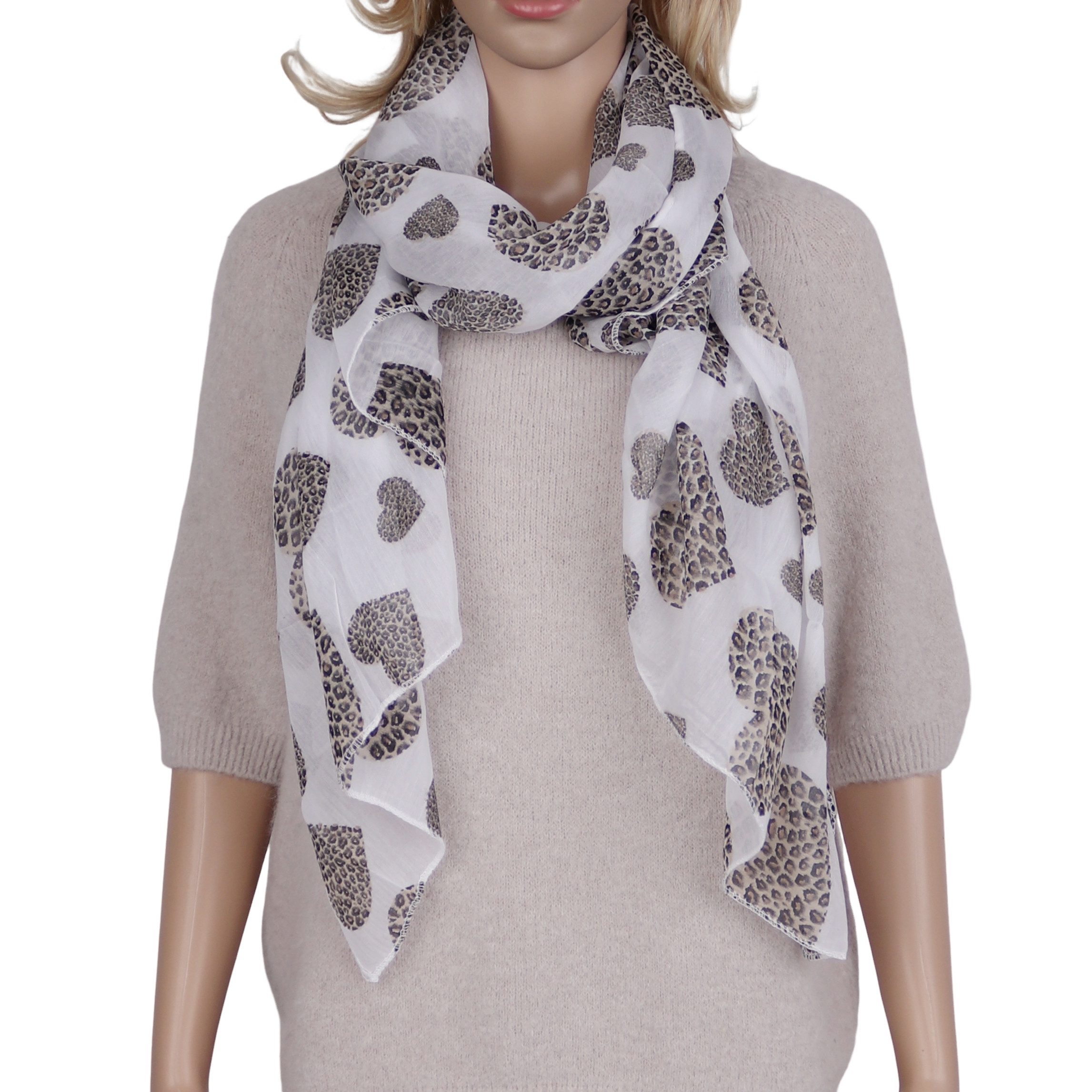 MIRROSI Modeschal Asymmetrischer Schal, Made in Italy 20% Seide 80% Baumwol günstig online kaufen