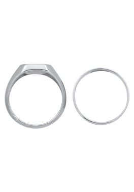 Kuzzoi Ring-Set Kuzzoi Siegelring Bandring Set 925 Silber