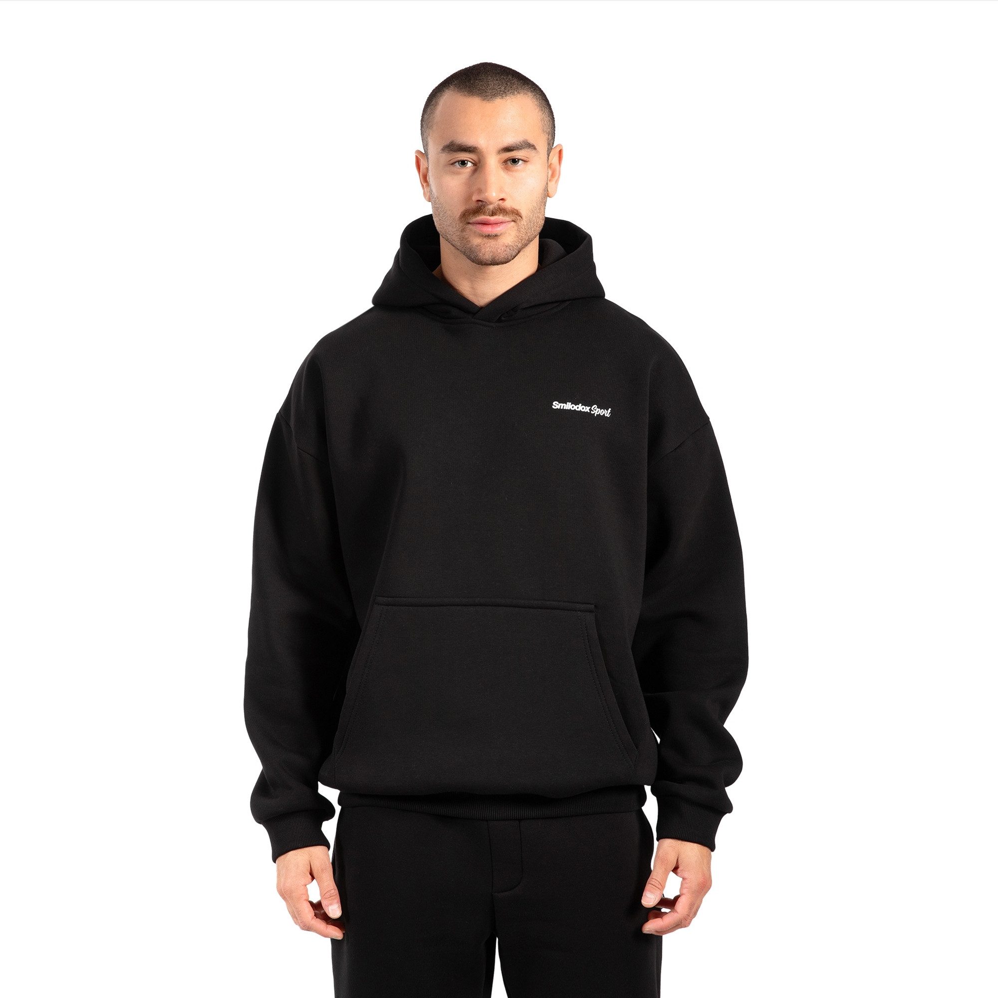 Smilodox Hoodie Tamio, Regular Fit Kapuzenpullover mit Prints auf Brust & R günstig online kaufen
