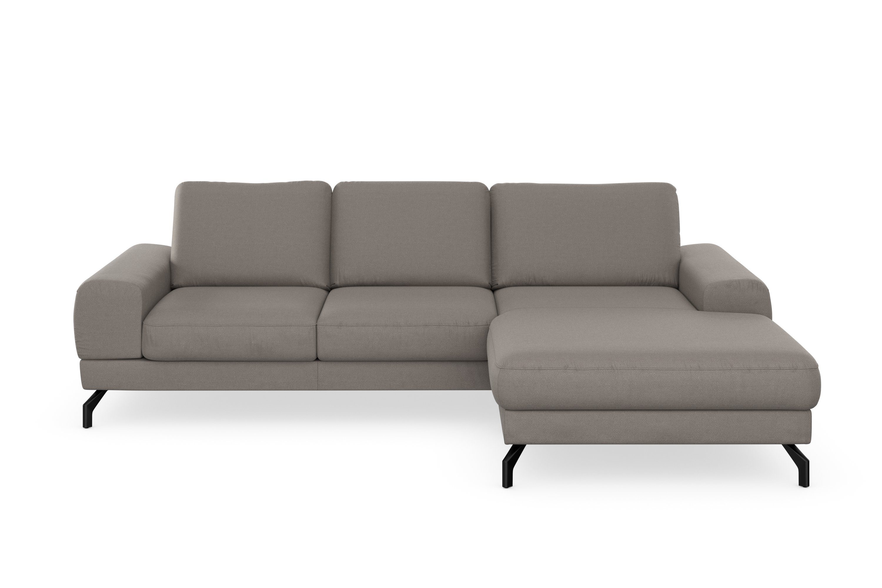 sit&more Ecksofa Cinturo, inklusive Sitztiefenverstellung 45 cm und Federkern, Sitzhöhe