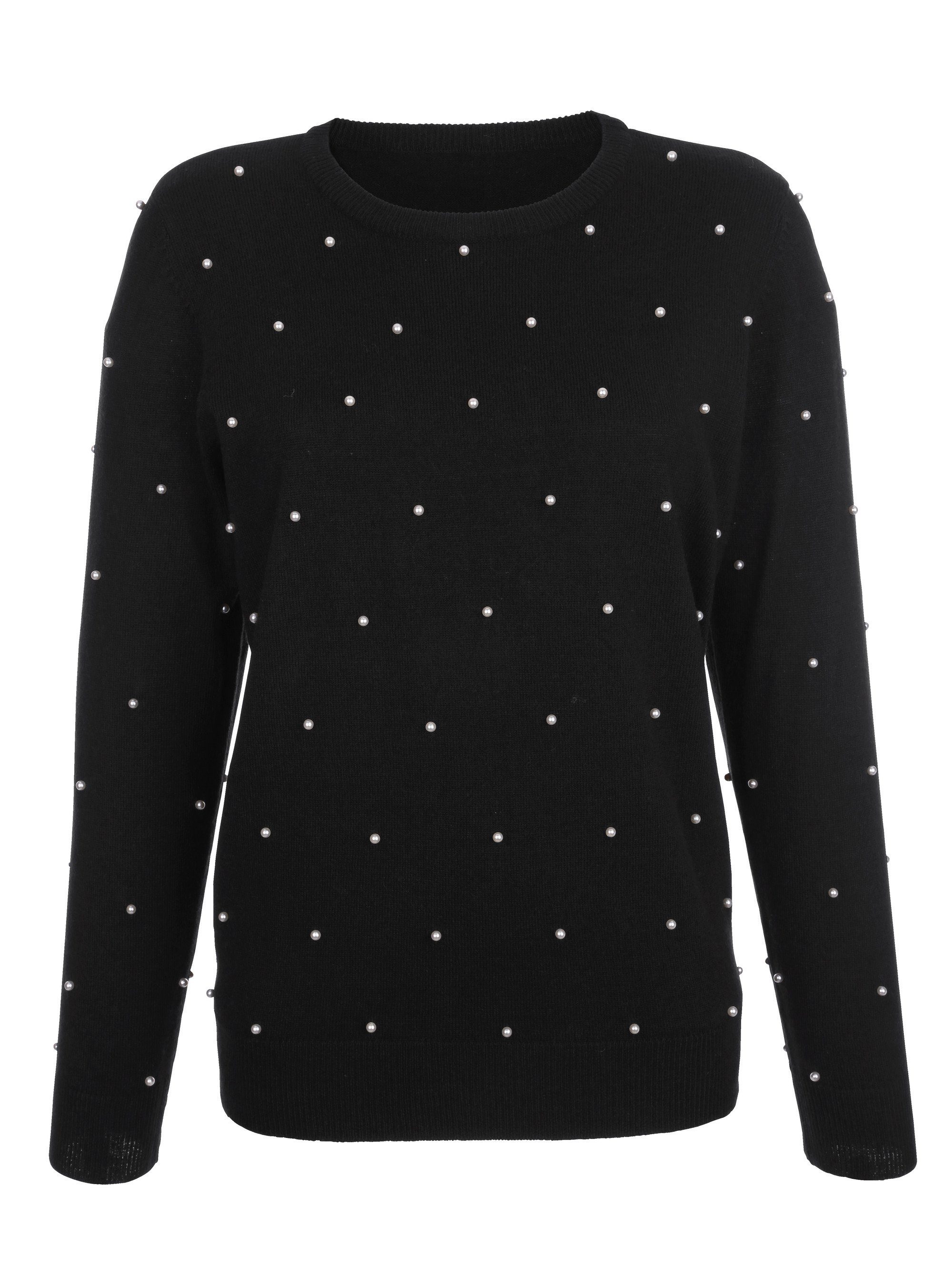 pullover damen mit perlen
