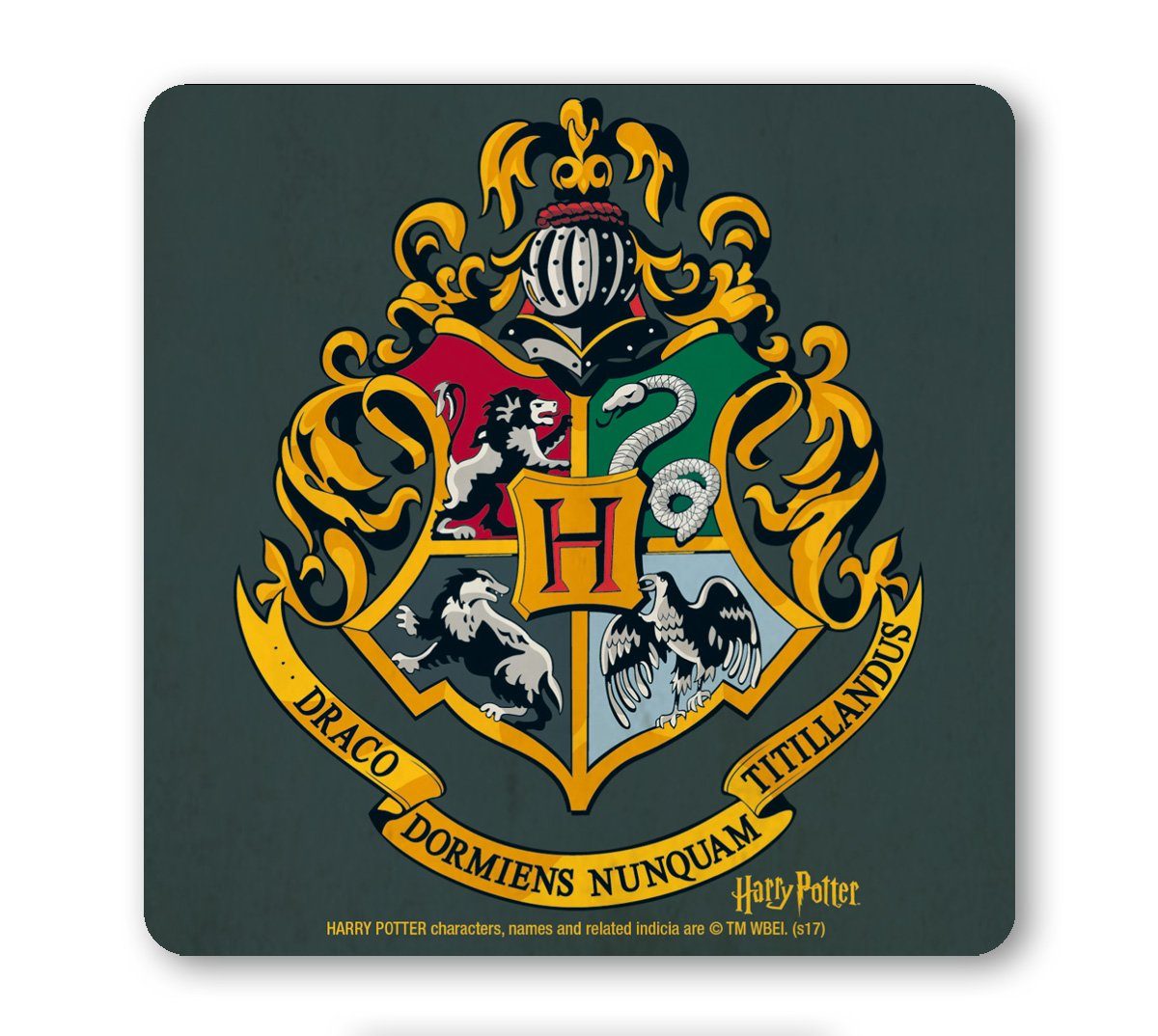 LOGOSHIRT Untersetzer mit Wappen-Motiv »Hogwarts - Logo« online kaufen |  OTTO