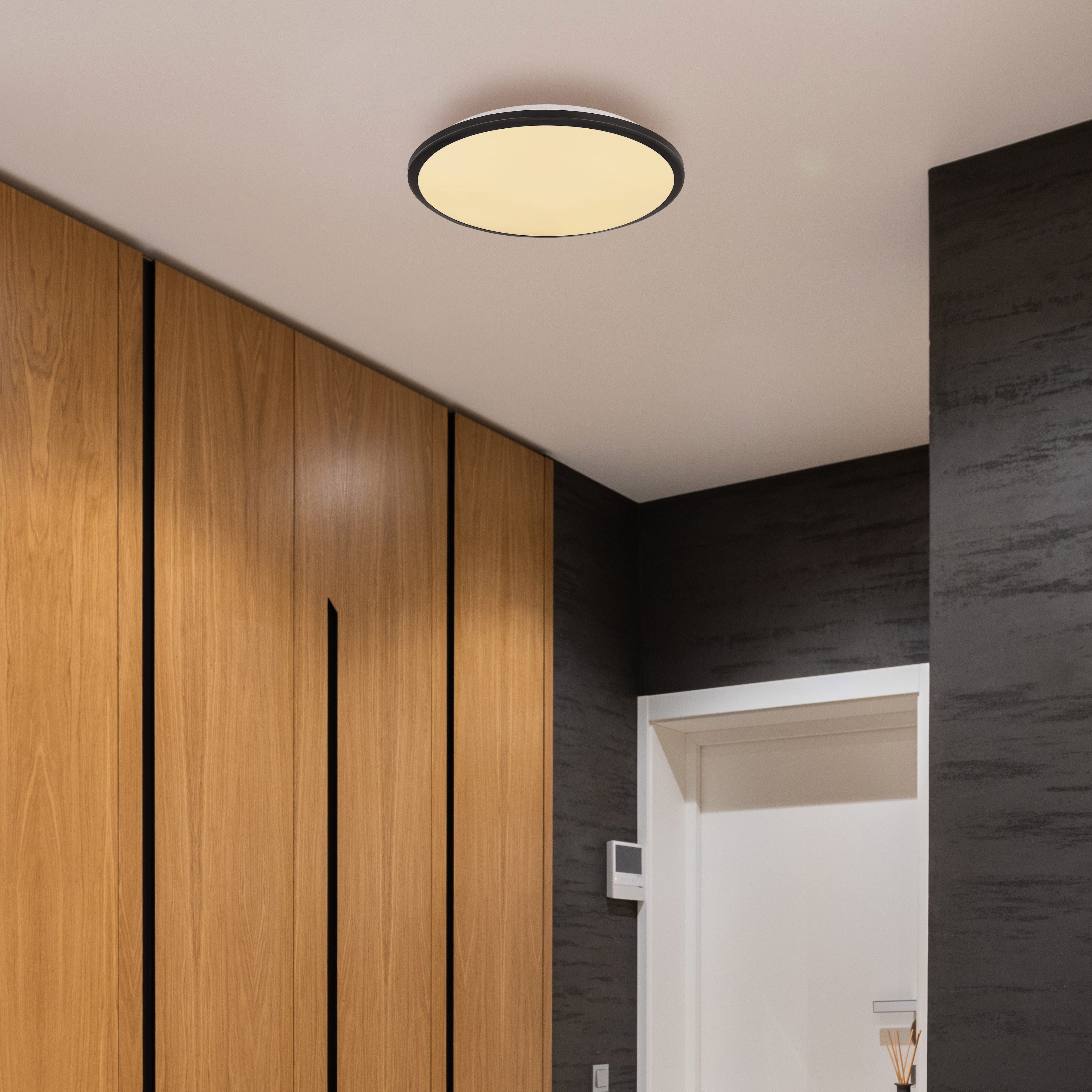 GLOBO LIGHTING Deckenleuchte XANDER, LED fest integriert, Warmweiß, Deckenlampe Wohnzimmer-Leuchte Schlafzimmer-Leuchte Flur Küche