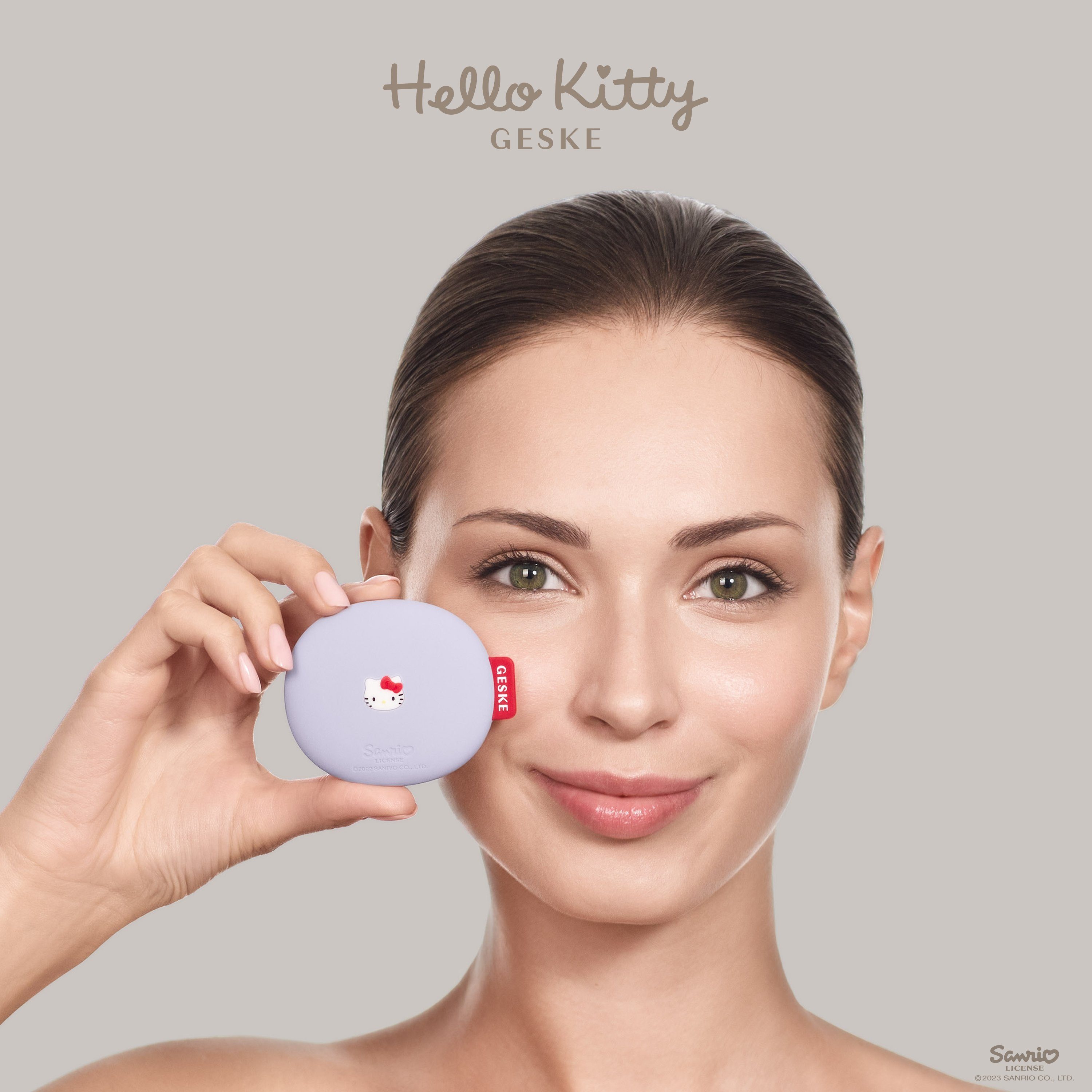 Device), erhältst 3 kostenloser GESKE APP Hello Hello personalisierte Facial Hautpflegeroutine. SmartAppGuided™ 1-tlg., Brush in Kitty deine Packung, (SmartAppGuided inkl. Gesichtsreinigungsbürste Mit der Purple App Kitty Du 1, Elektrische