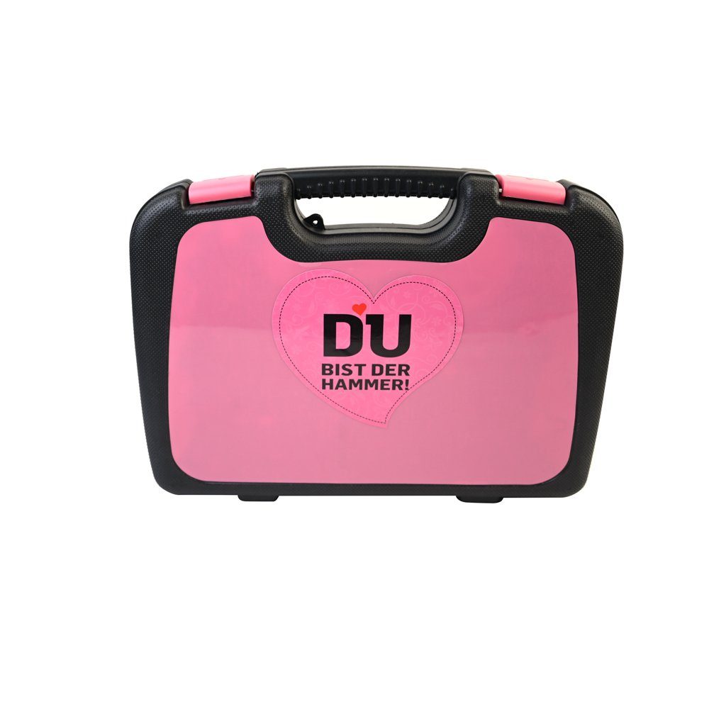 P & K Werkzeugkoffer Personalisierter 136-teiliger Werkzeugkoffer Du bist der Hammer (136 St)