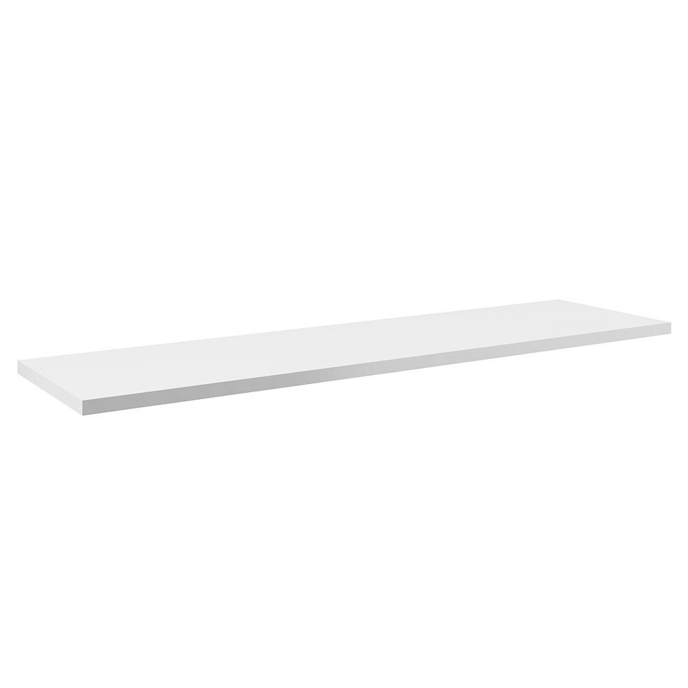Lomadox Waschtischplatte NEWPORT-56-WHITE, Abdeckplatte, weiß, ca. 160x40cm
