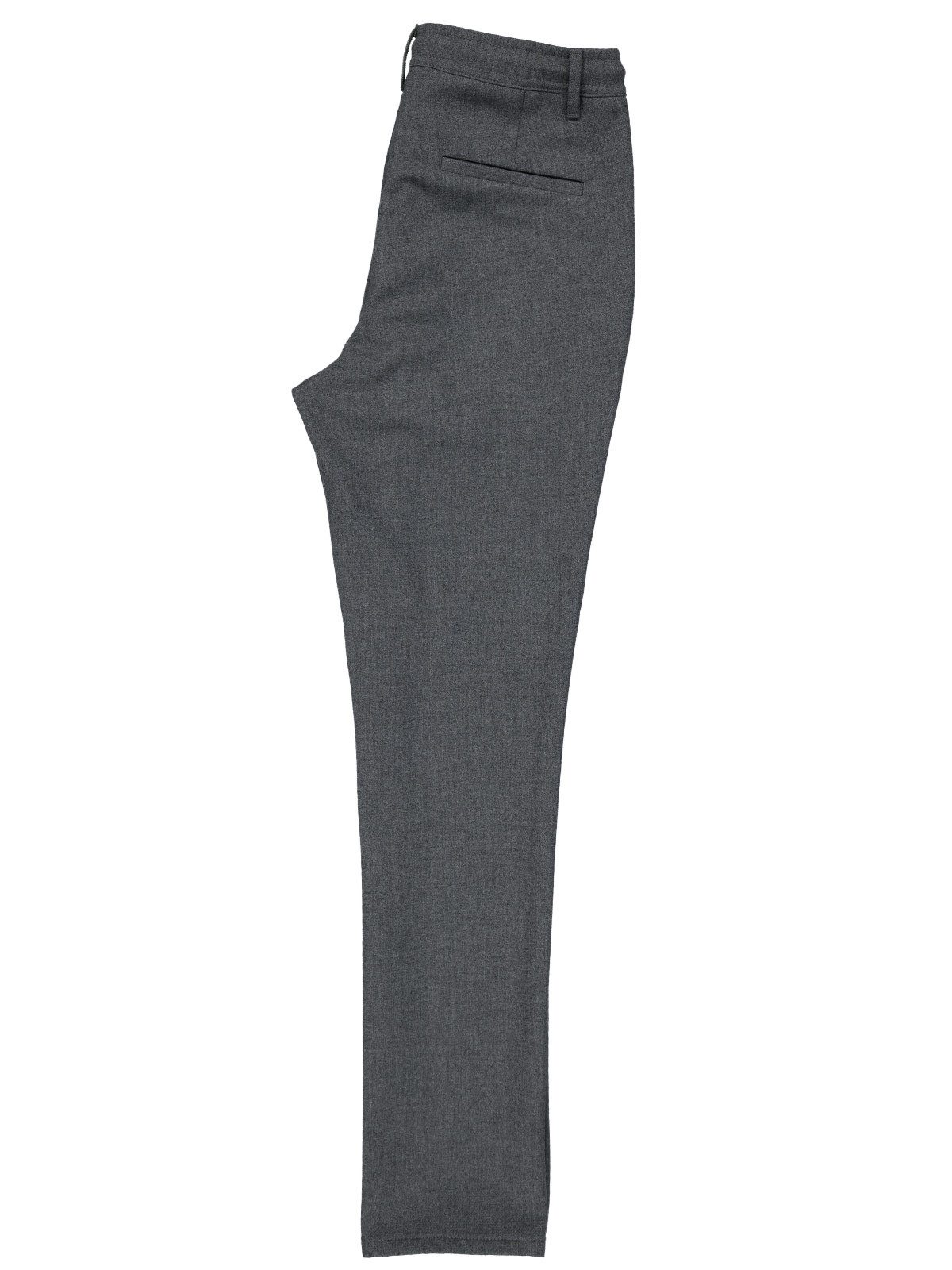 emilio adani Stoffhose Herren Chino mit Tunnelzug, Dunkelgrau