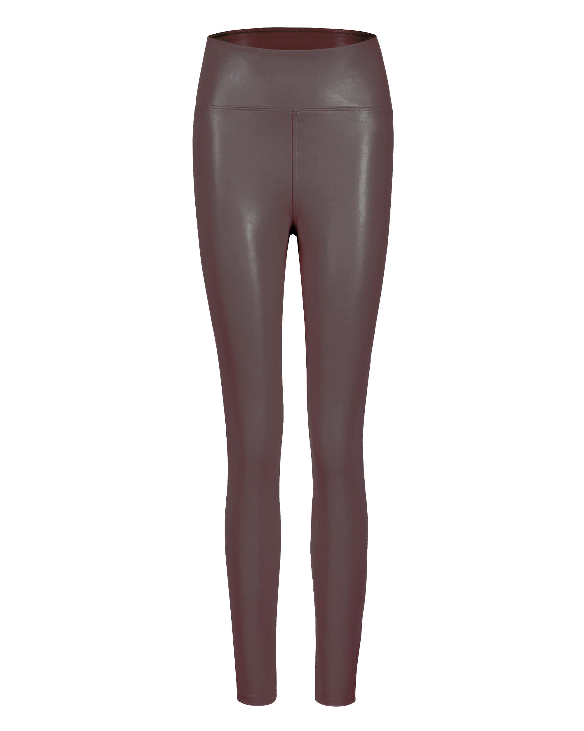 SASSYCLASSY Lederhose Highwaist Thermoleggings Damen in Lederoptik Skinny L günstig online kaufen