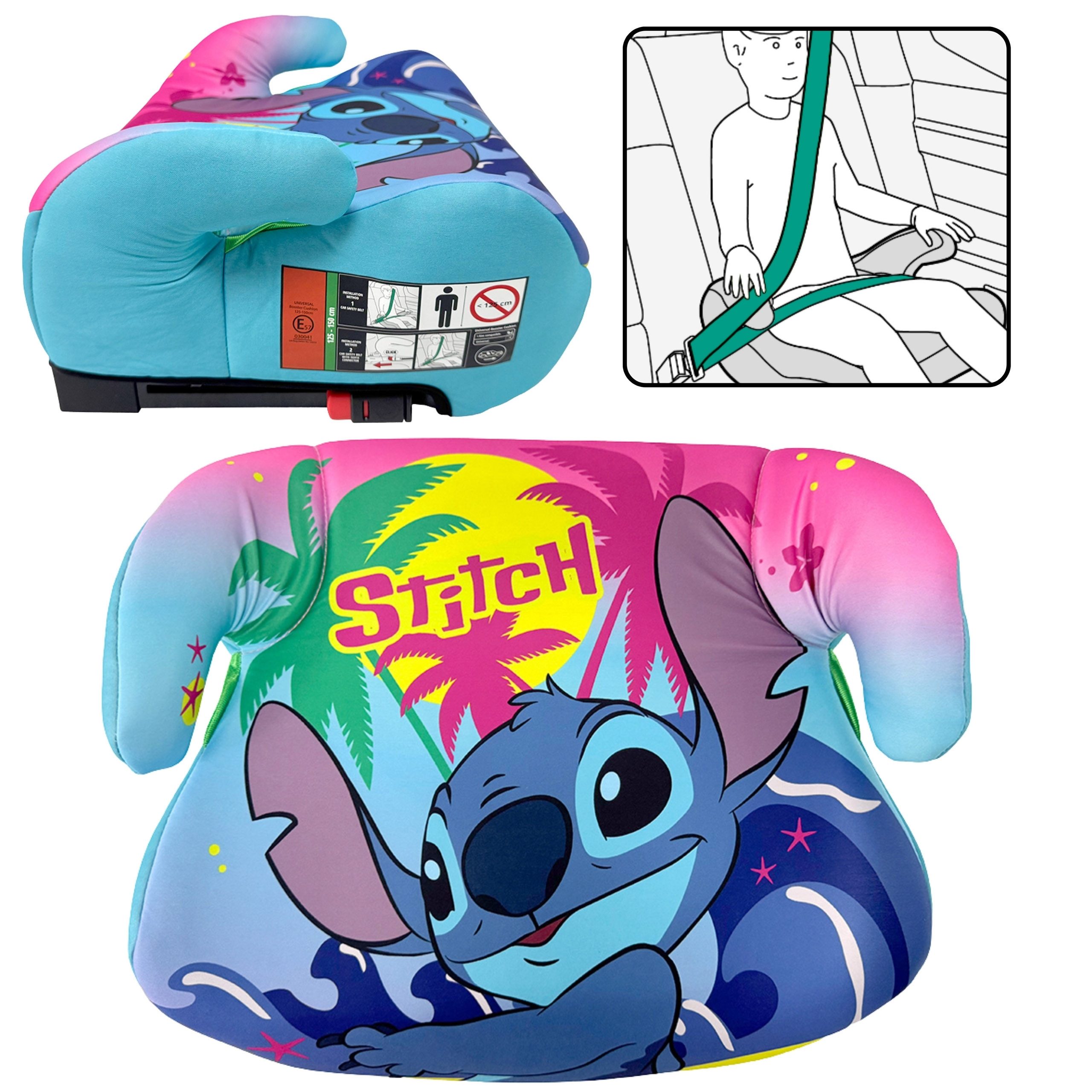 Autokindersitz Disney Lilo & Stitch ISOFIX-Kindersitz für Mädchen 22–36 kg 125–150 cm