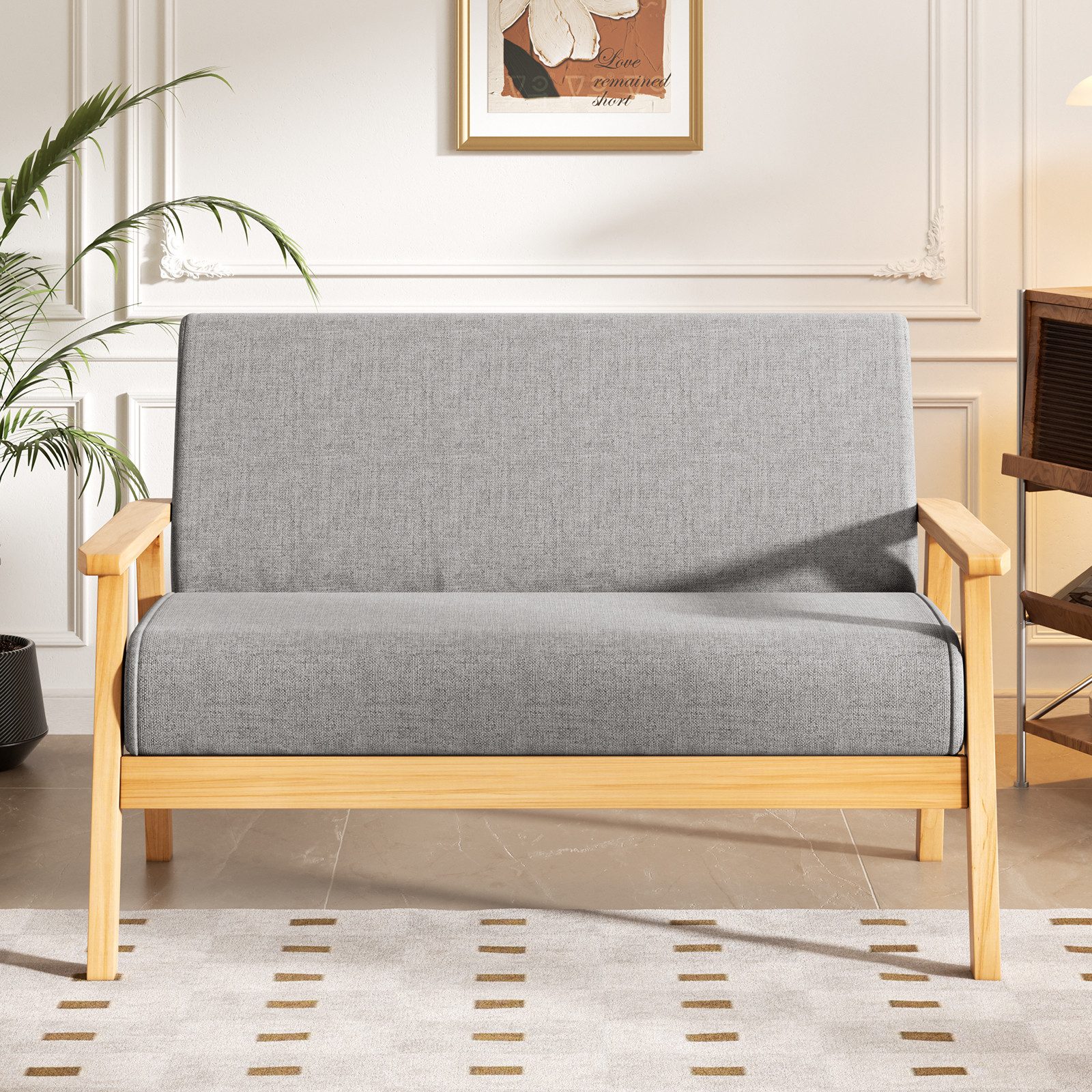 NAIMP Sofa Modern Sessel Holz und günstig online kaufen