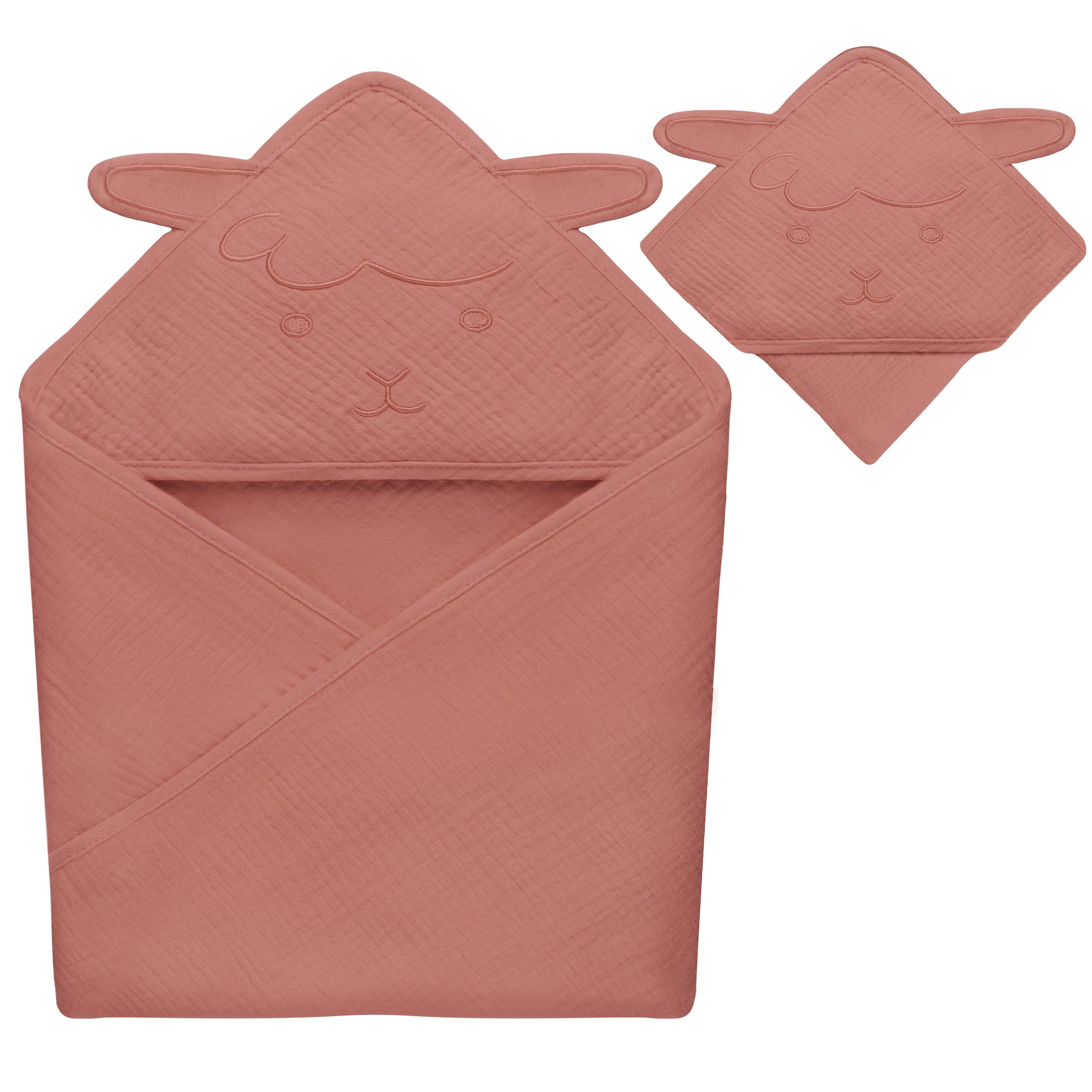 Kapuzenhandtuch MUSLIN HOODED TOWEL