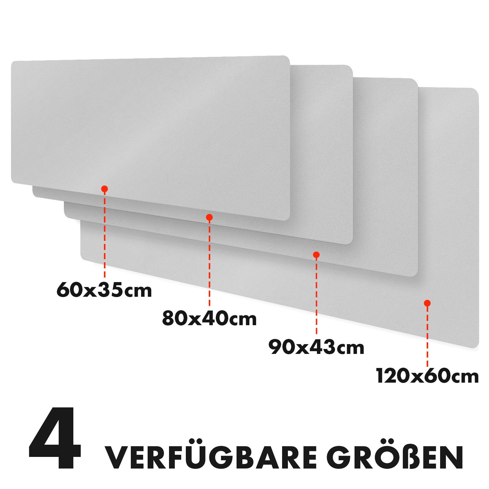 Kubus Platzset Schreibtischunterlage Avanti, Rutschfestes Lederimitat, Verfügbar in zahlreichen Größen und Farben – Bild 4 von 5