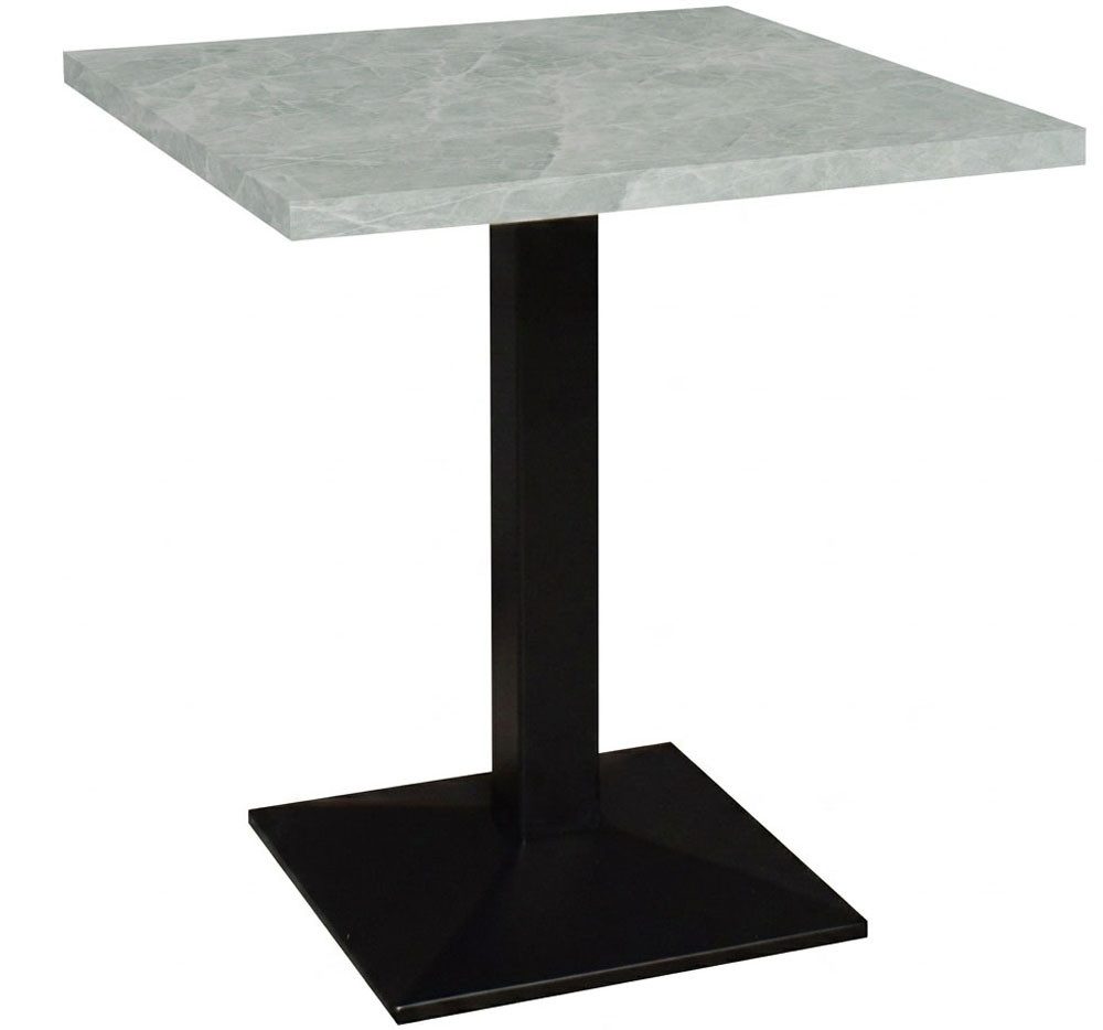 Mäusbacher Bistrotisch Big Bistro Metall, Quadrat-Säulengestell, eckige Platte BHT 70x75x70 cm